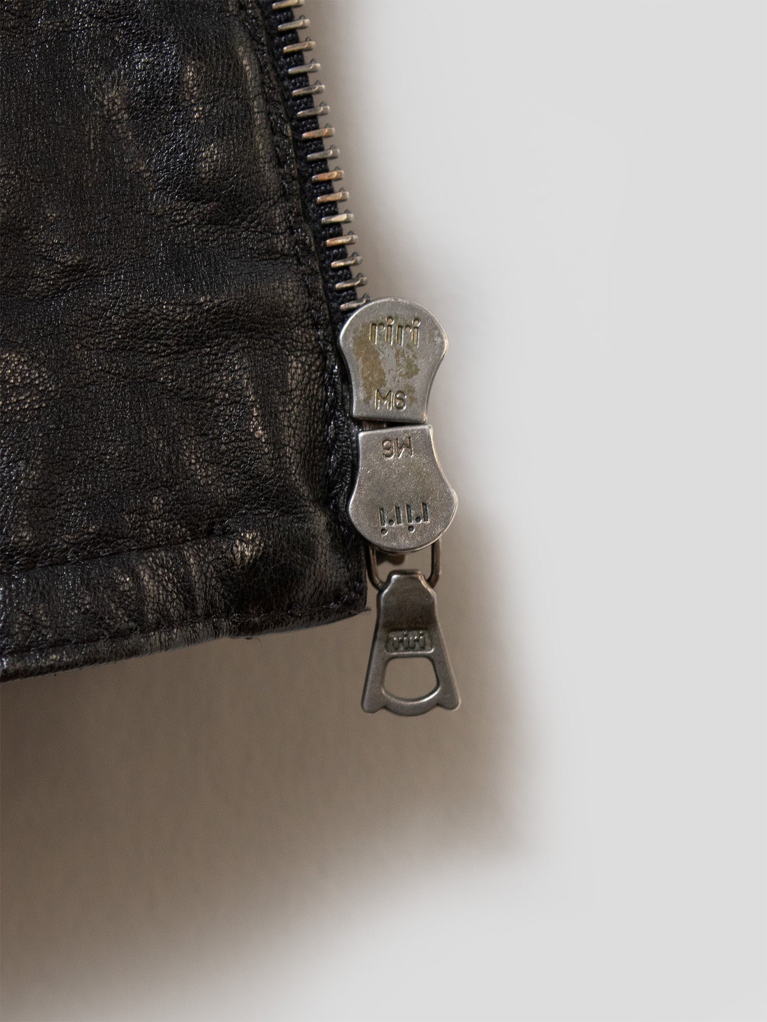 AW08 Multi-Zip Lambskin Moto Jacket