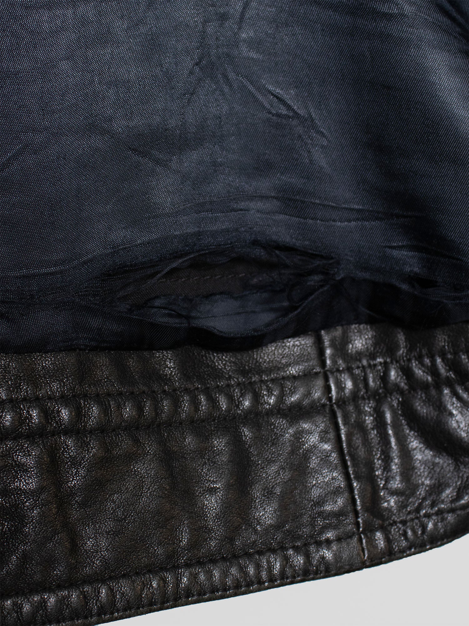 AW08 Multi-Zip Lambskin Moto Jacket