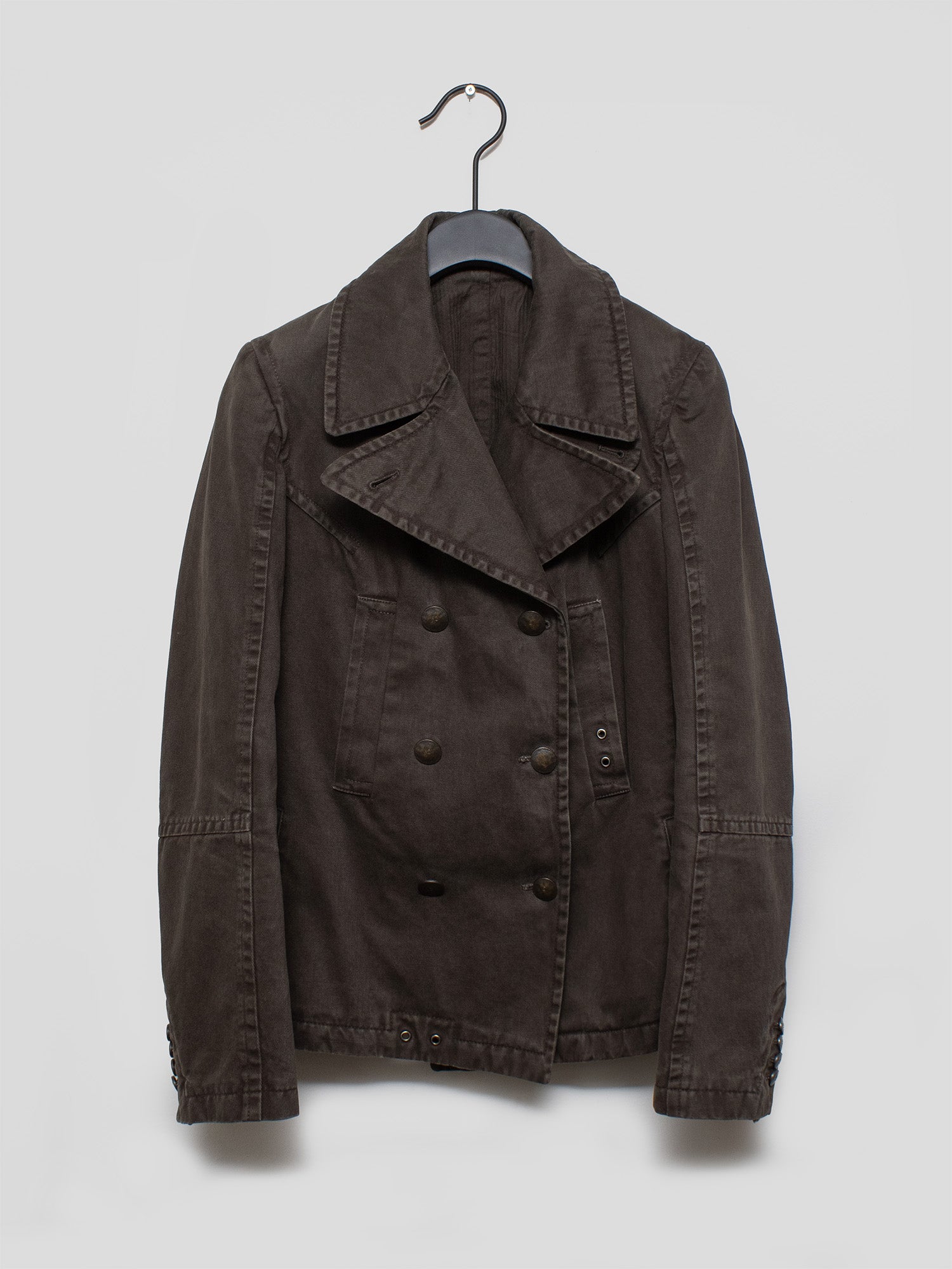 AW04 Double-Breasted Military Jacket