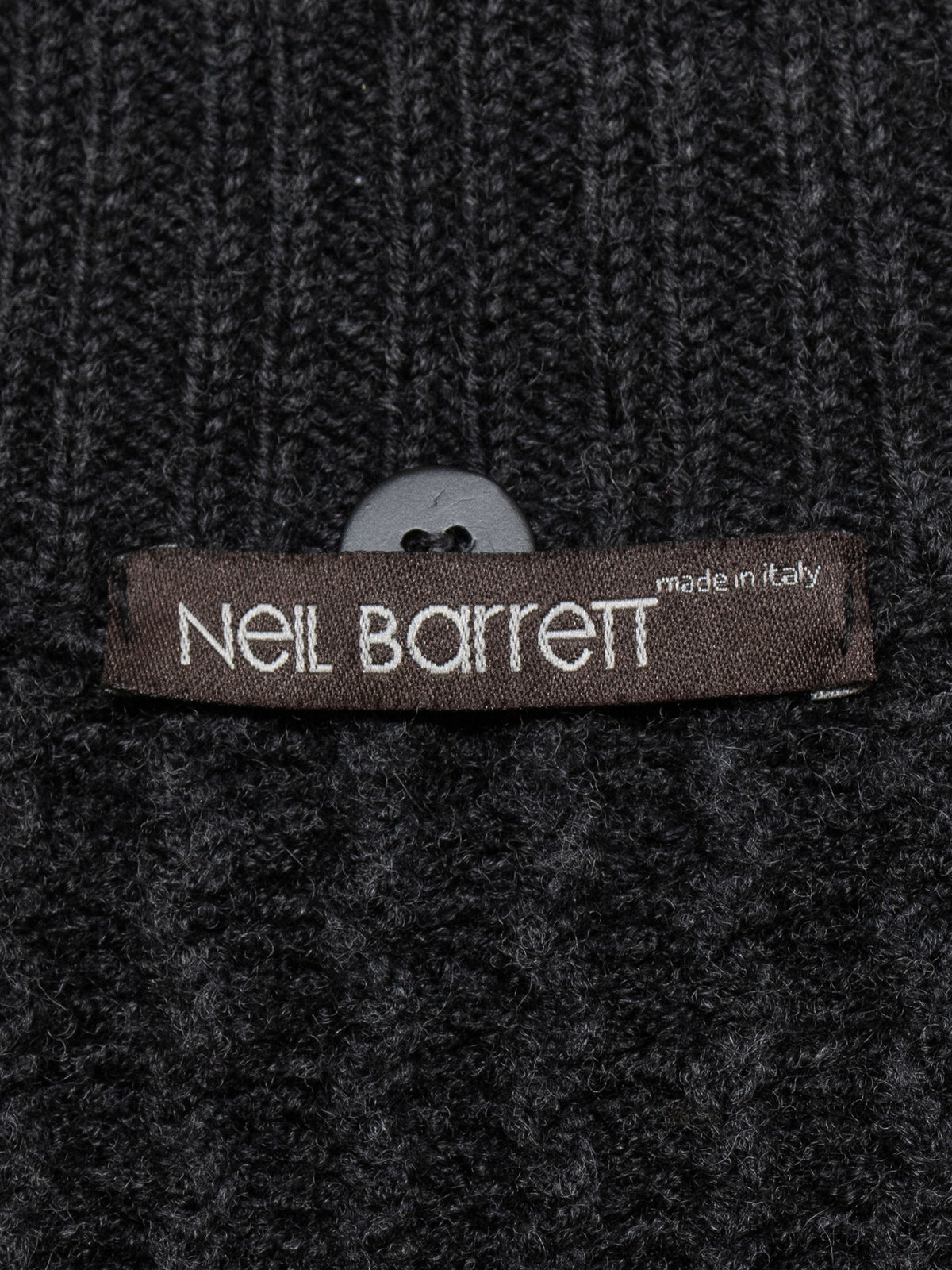 AW05 Moss-Stitch Knit Cardigan