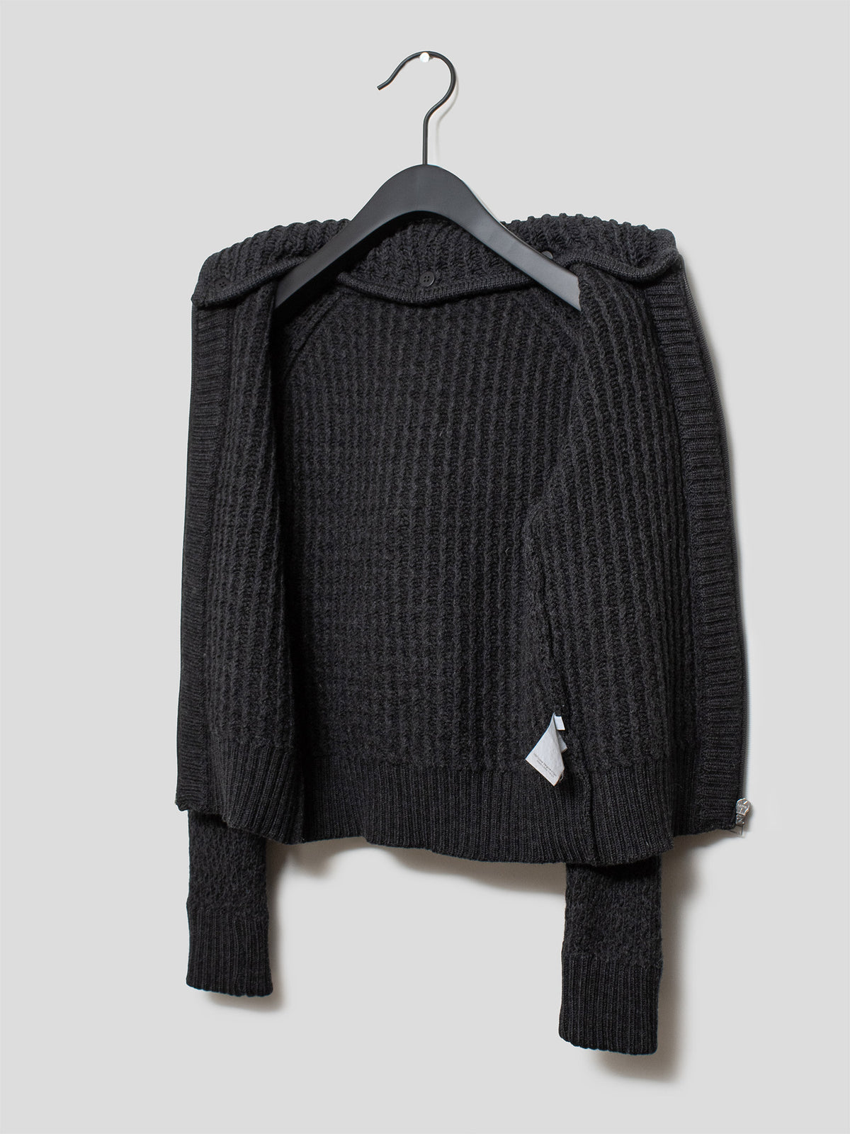 AW05 Moss-Stitch Knit Cardigan