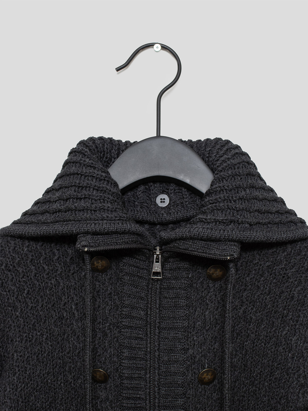 AW05 Moss-Stitch Knit Cardigan