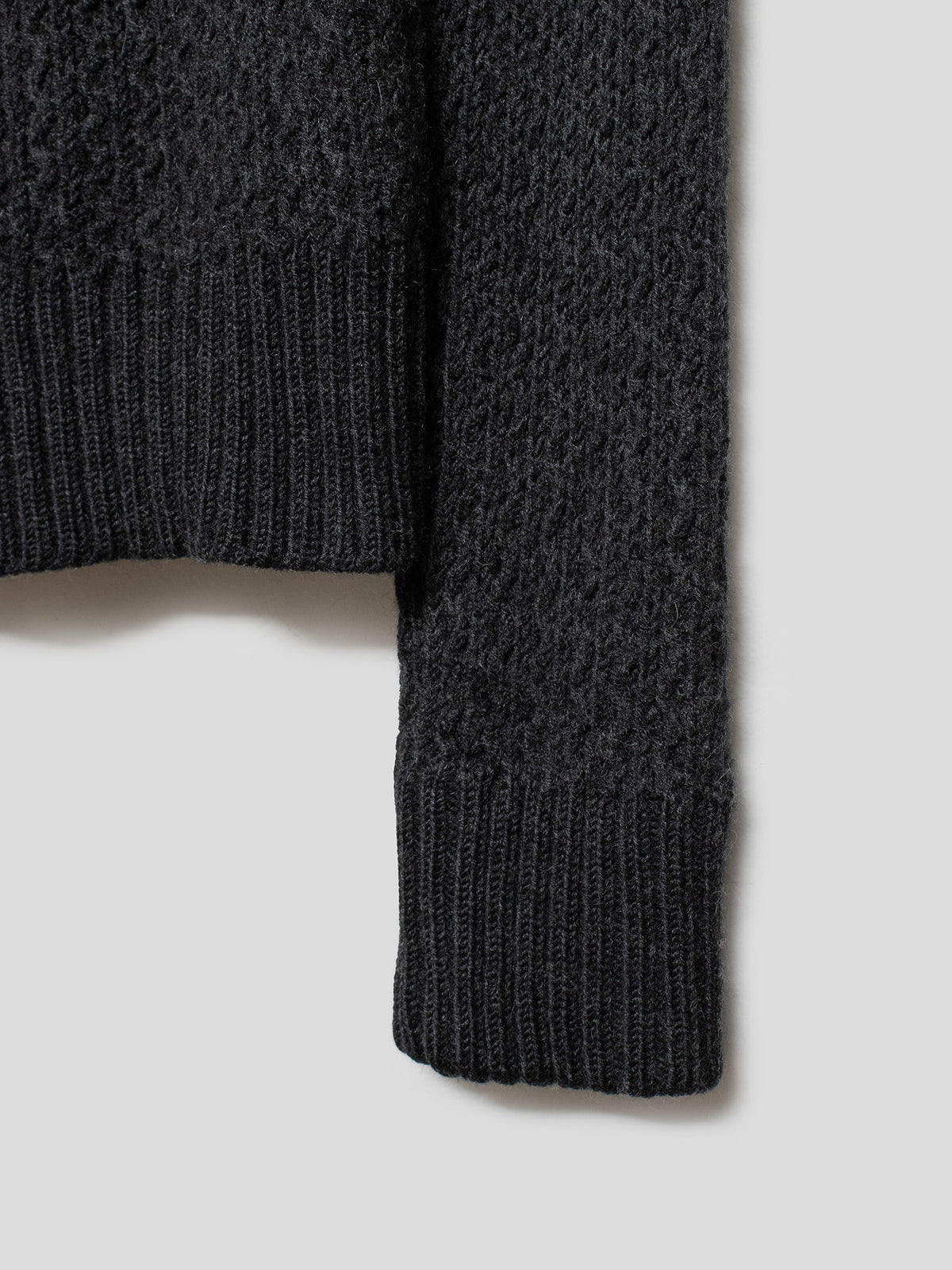 AW05 Moss-Stitch Knit Cardigan
