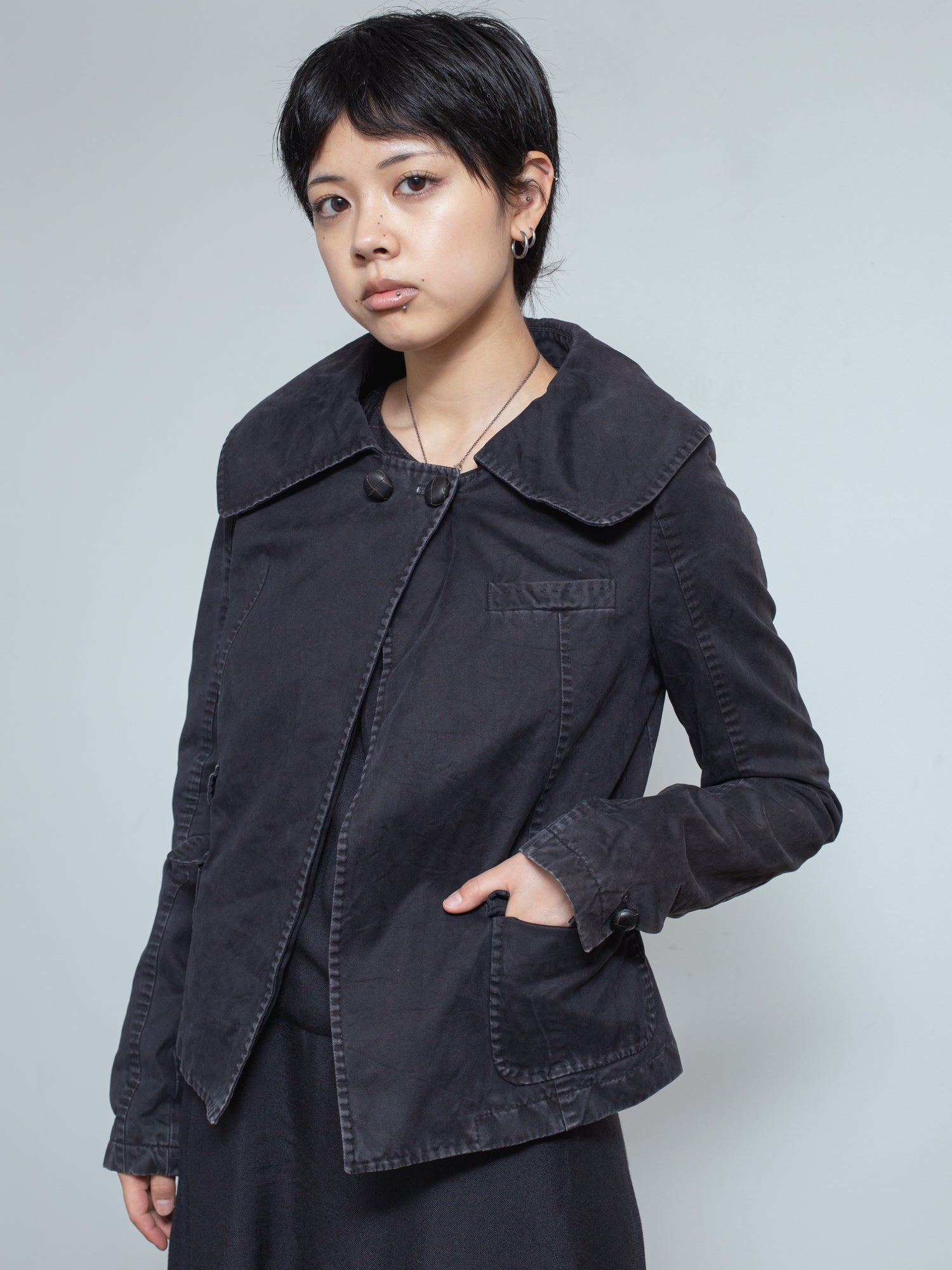 AW06 Rounded Collar Jacket