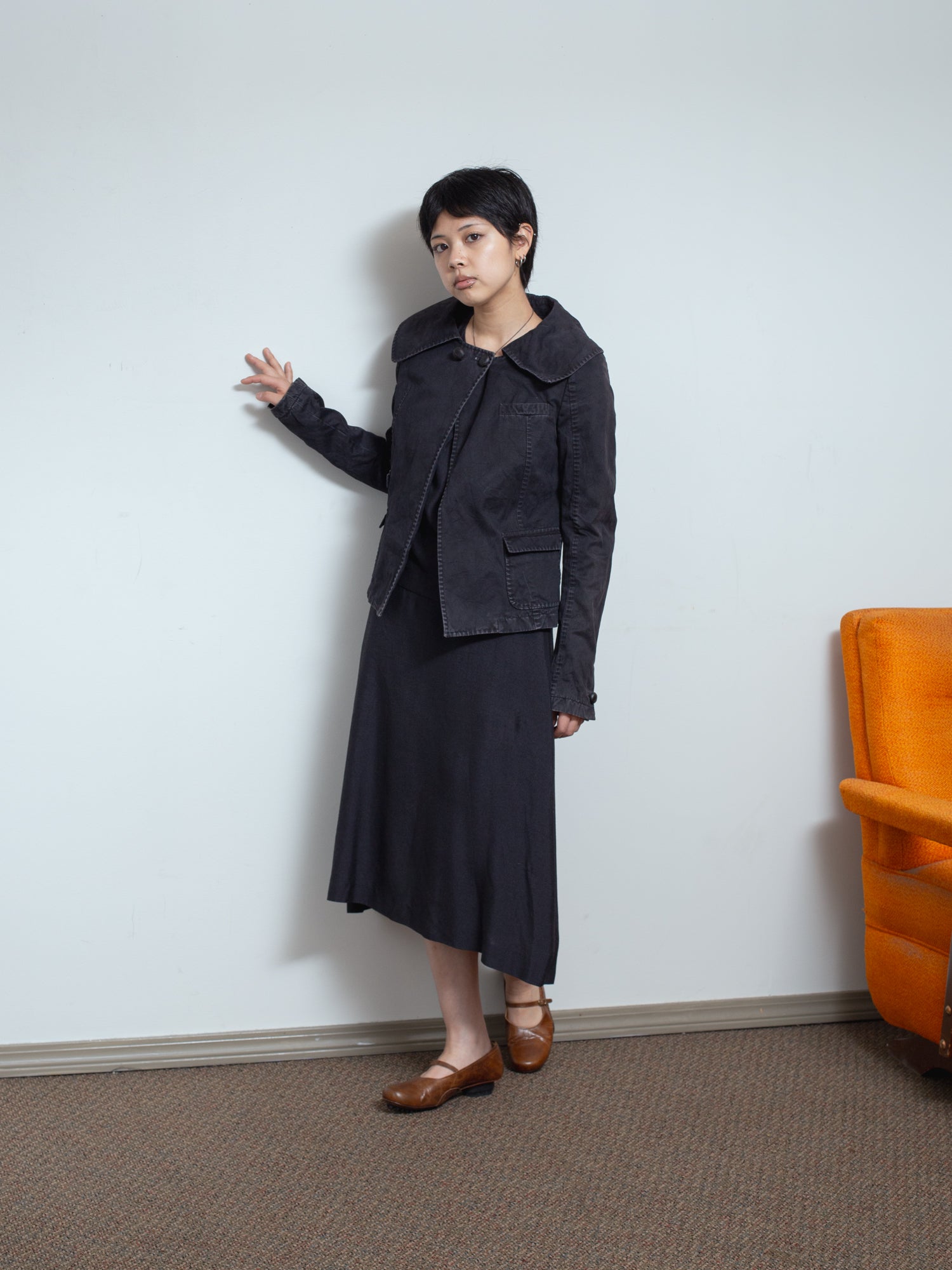AW06 Rounded Collar Jacket