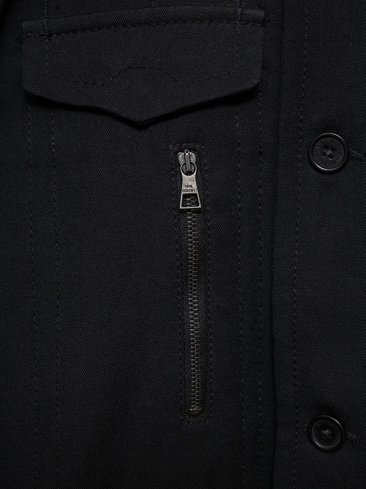 AW06 Virgin Wool Utility Jacket