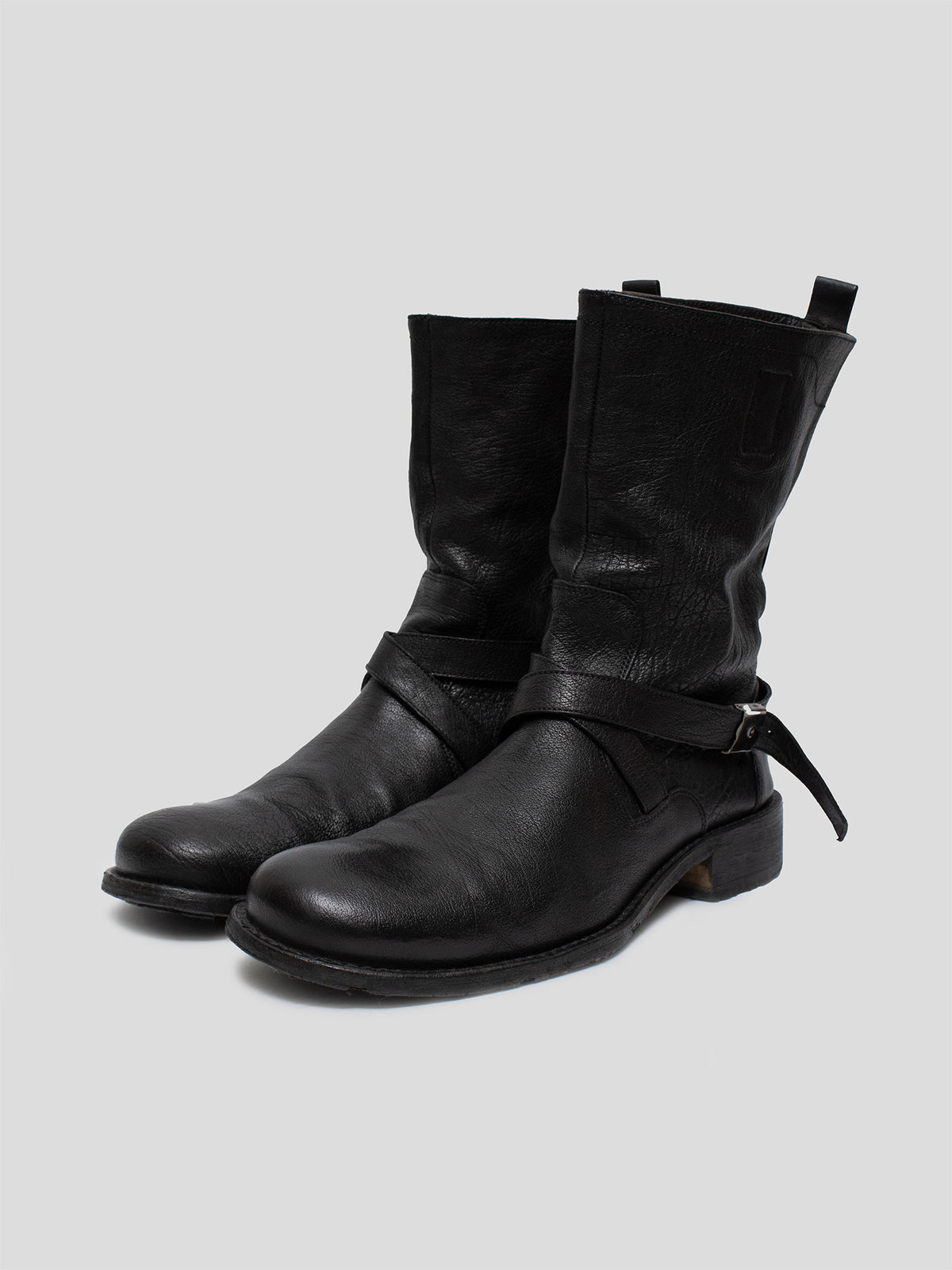 Leather Engineer Boots