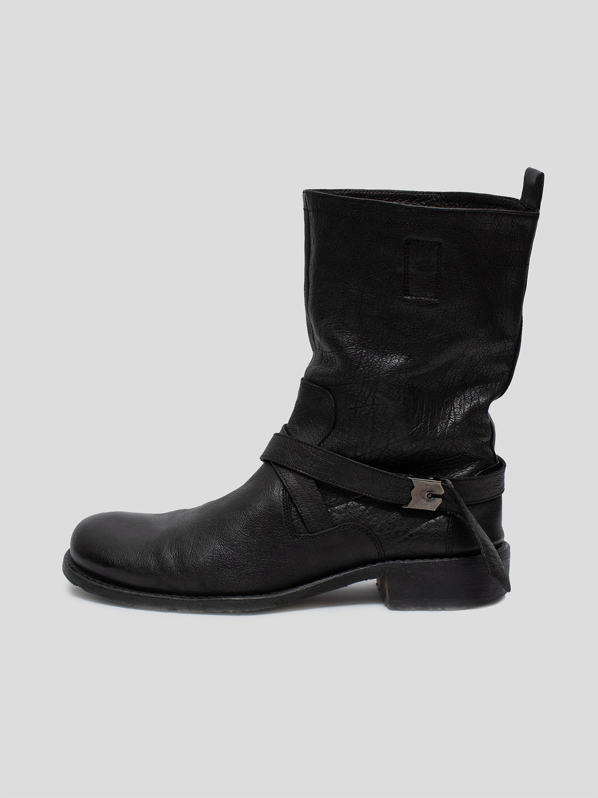 Leather Engineer Boots