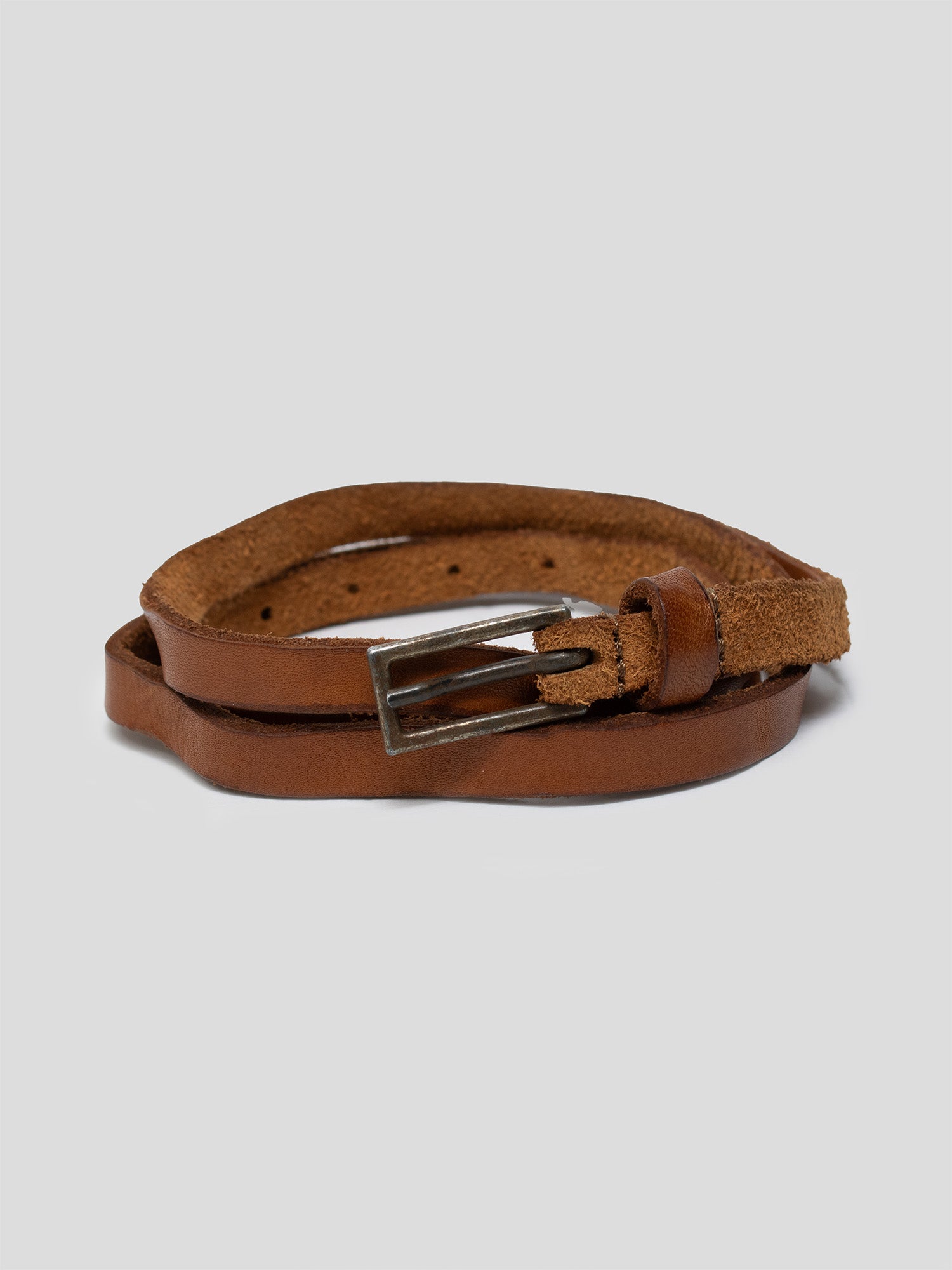 Two-Piece Leather Belt