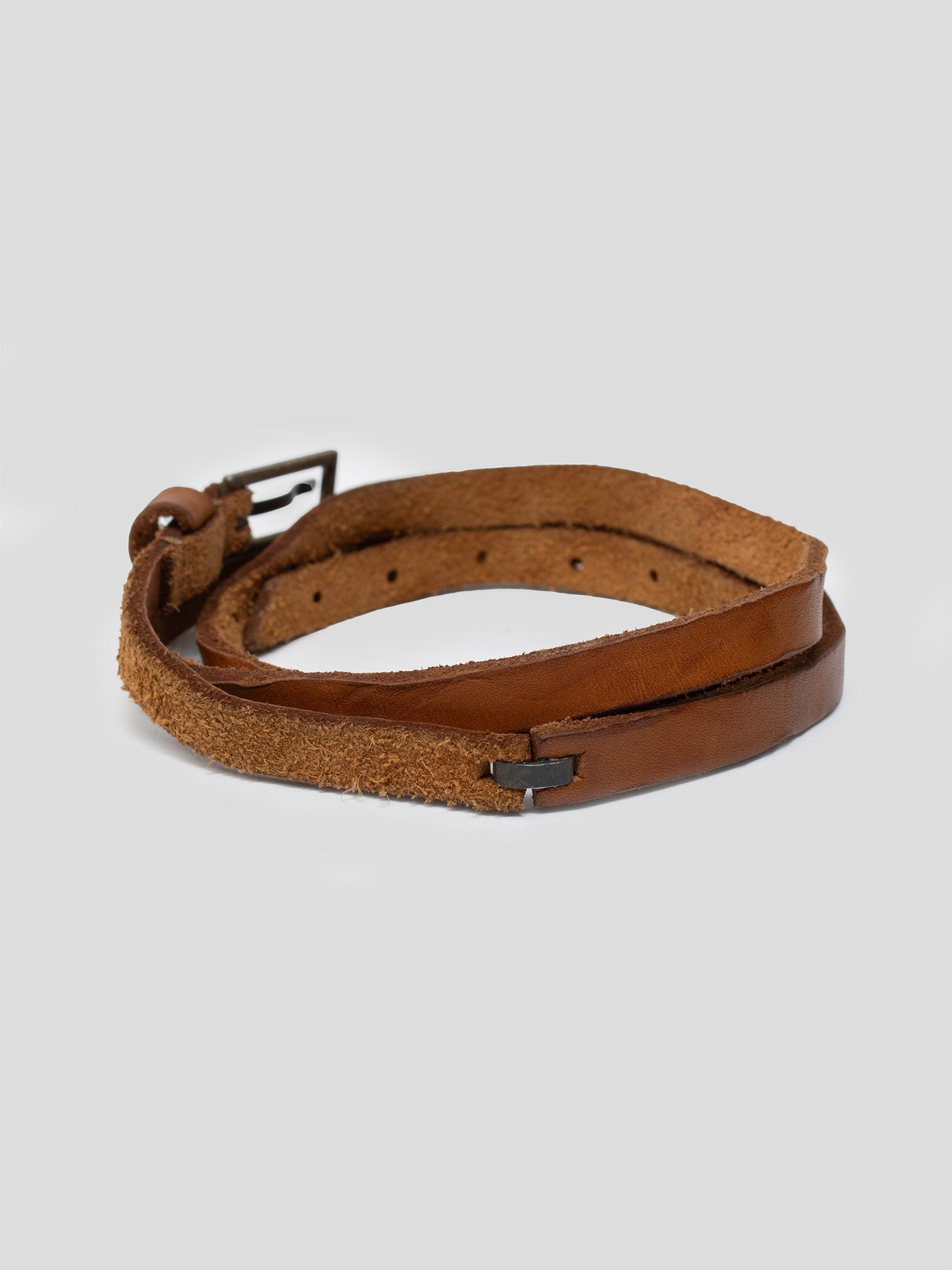 Two-Piece Leather Belt