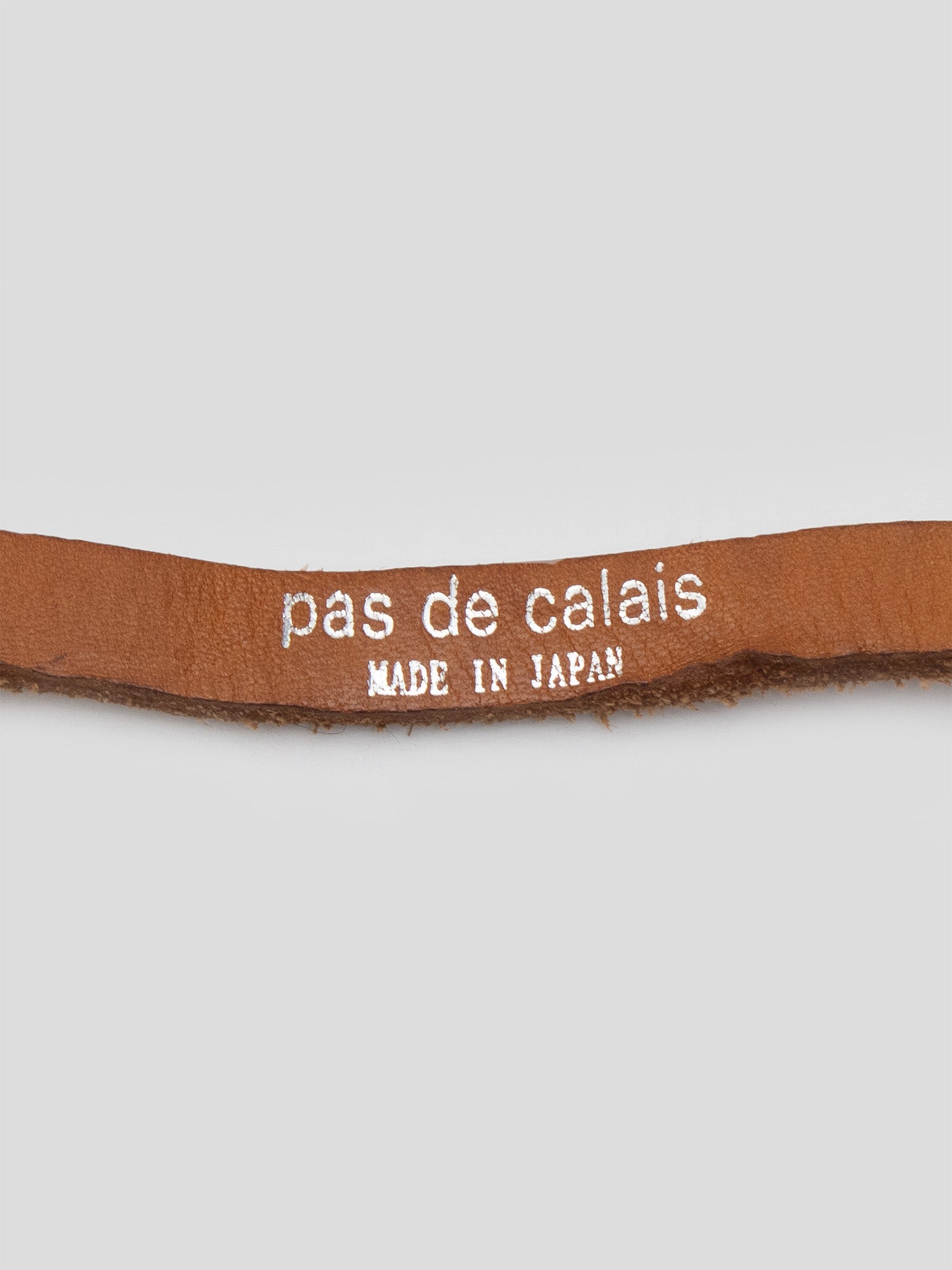 Two-Piece Leather Belt