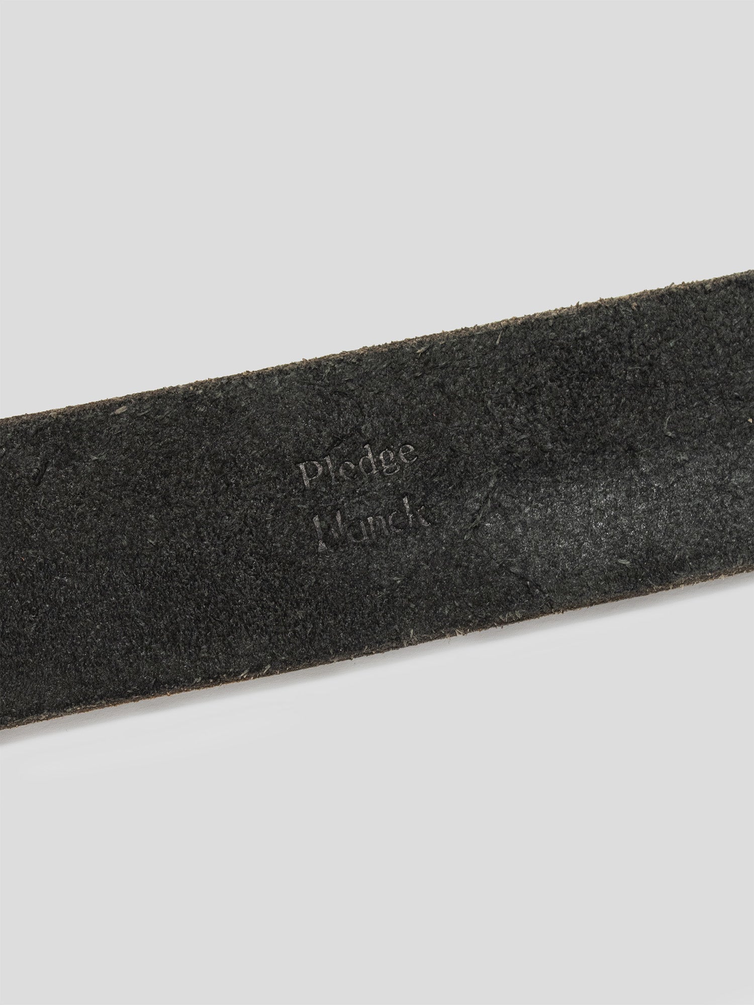 2000s Patinated Leather Belt