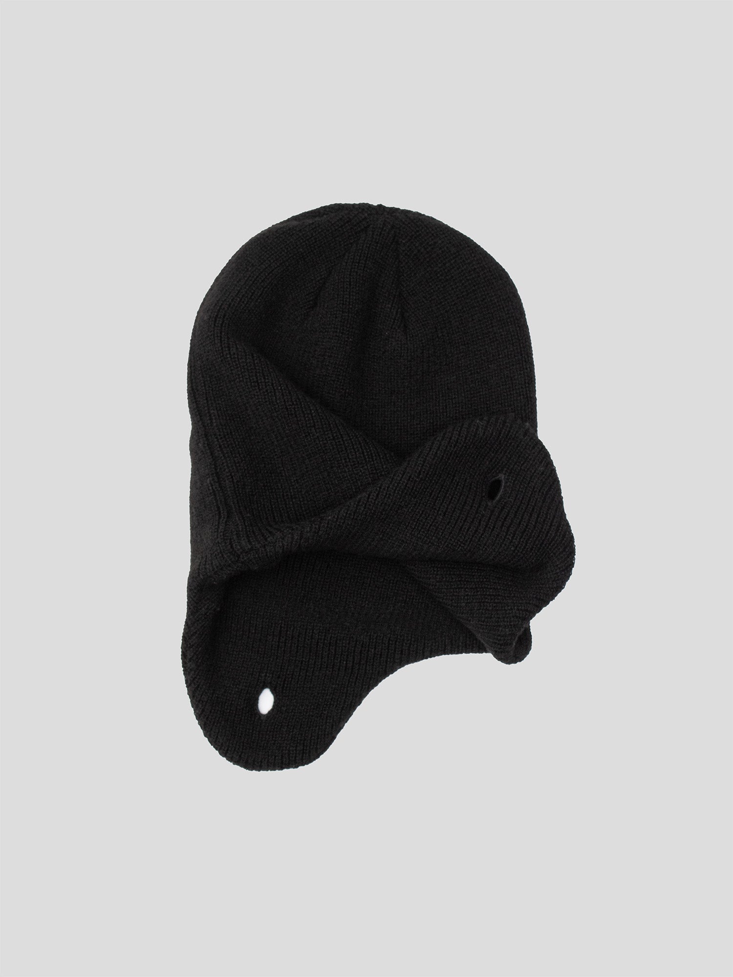 Rib-Knit Trapper Hat