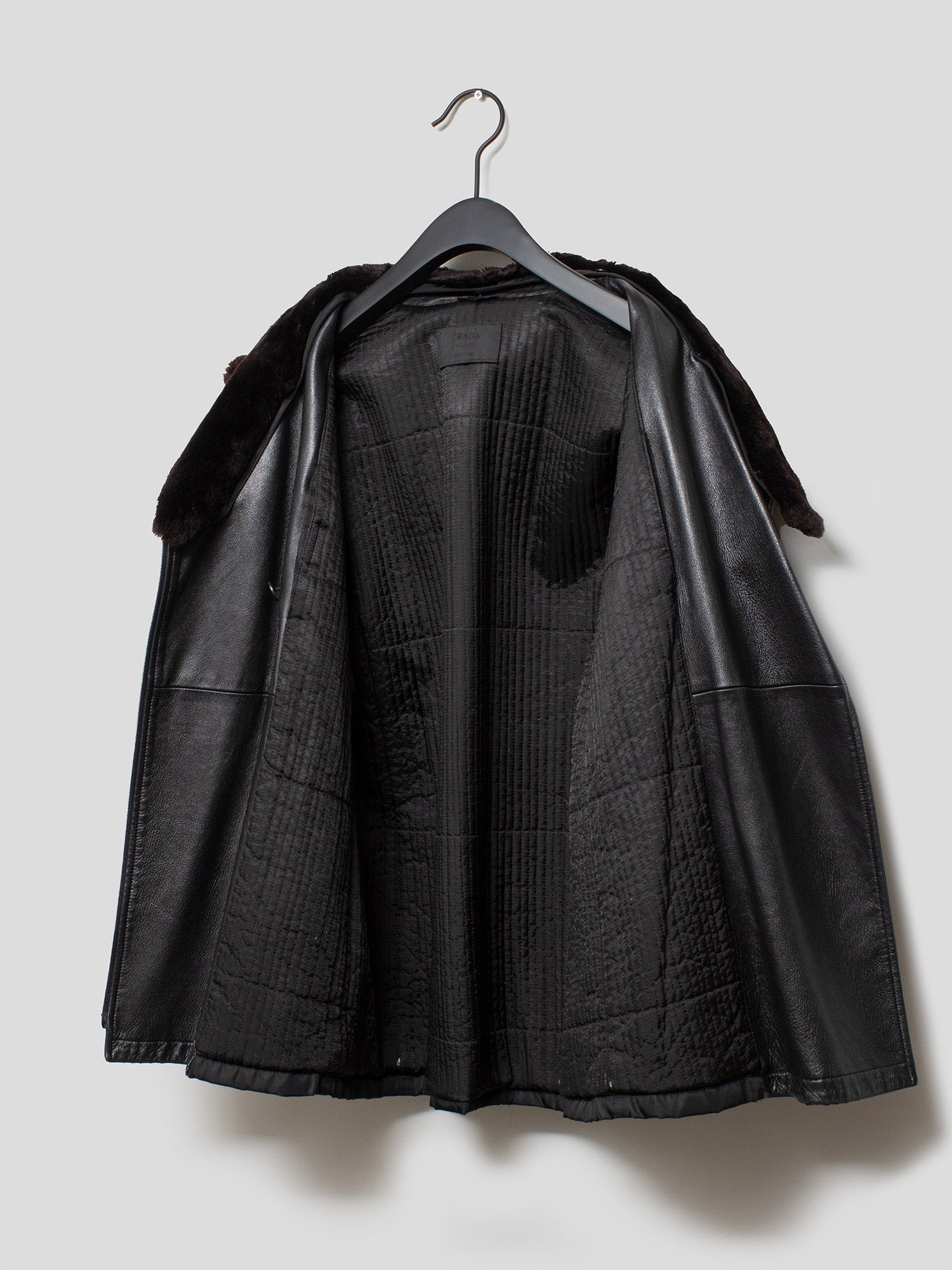 Prada 1990s Nylon Jacket with Removable Collar | COMMUNE