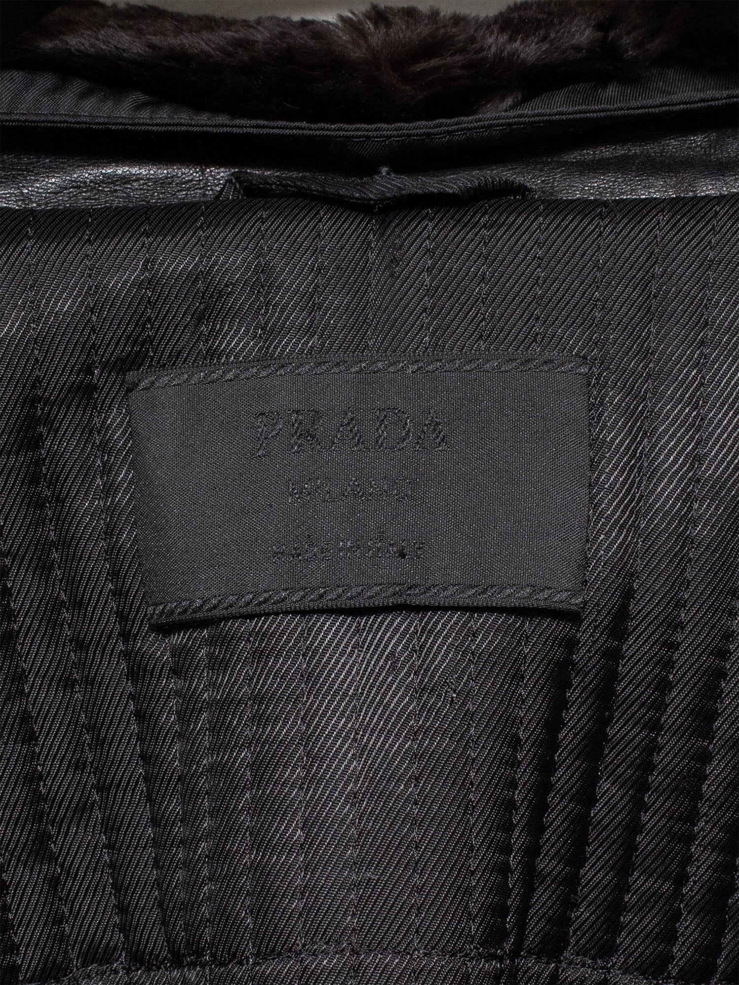 Prada 1990s Nylon Jacket with Removable Collar | COMMUNE