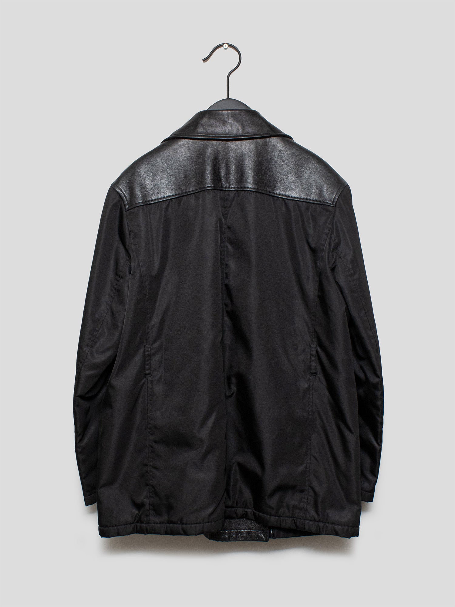 Prada 1990s Nylon Jacket with Removable Collar | COMMUNE