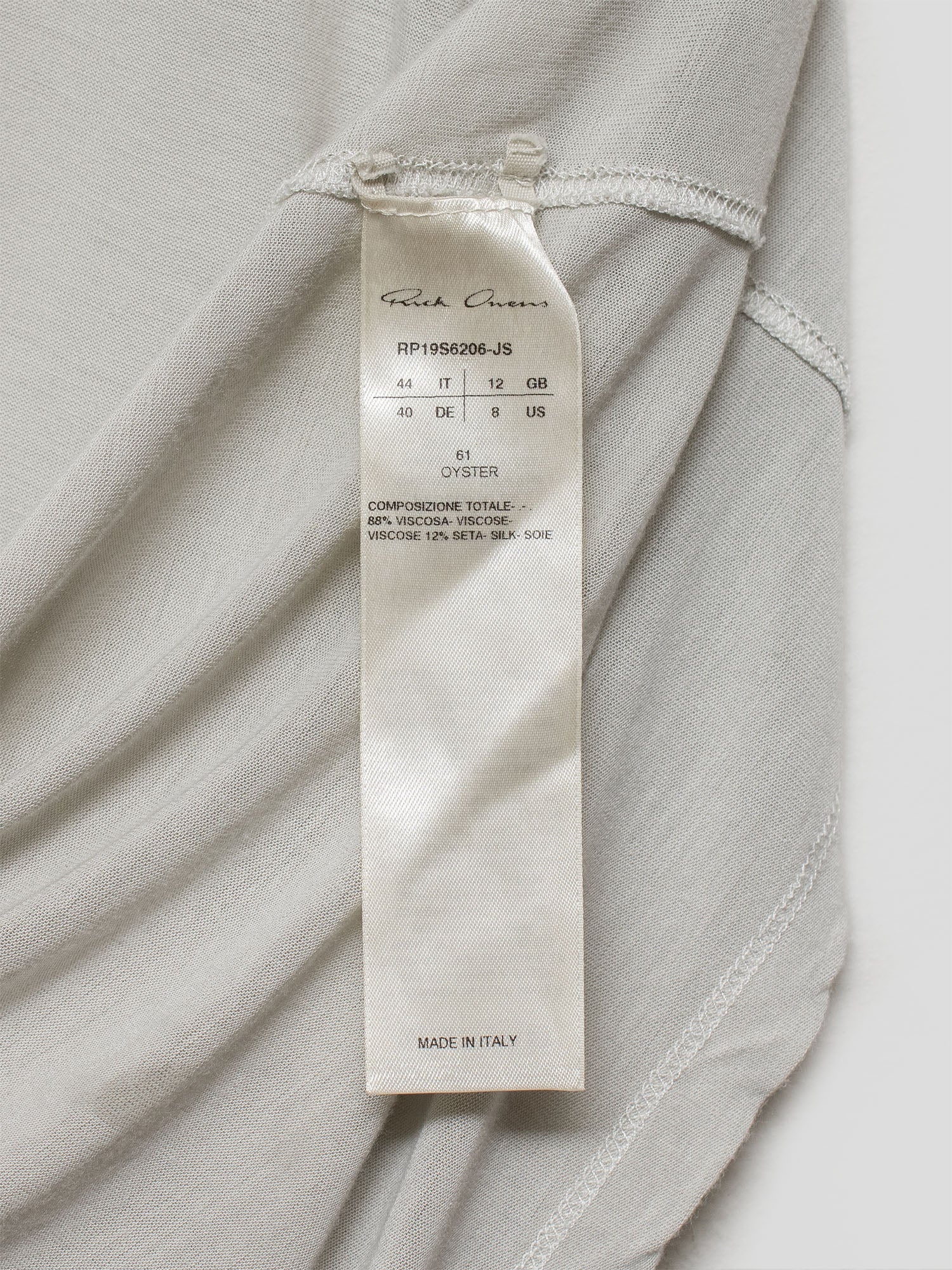 SS19 "Babel" Asymmetrical Hiked T-shirt