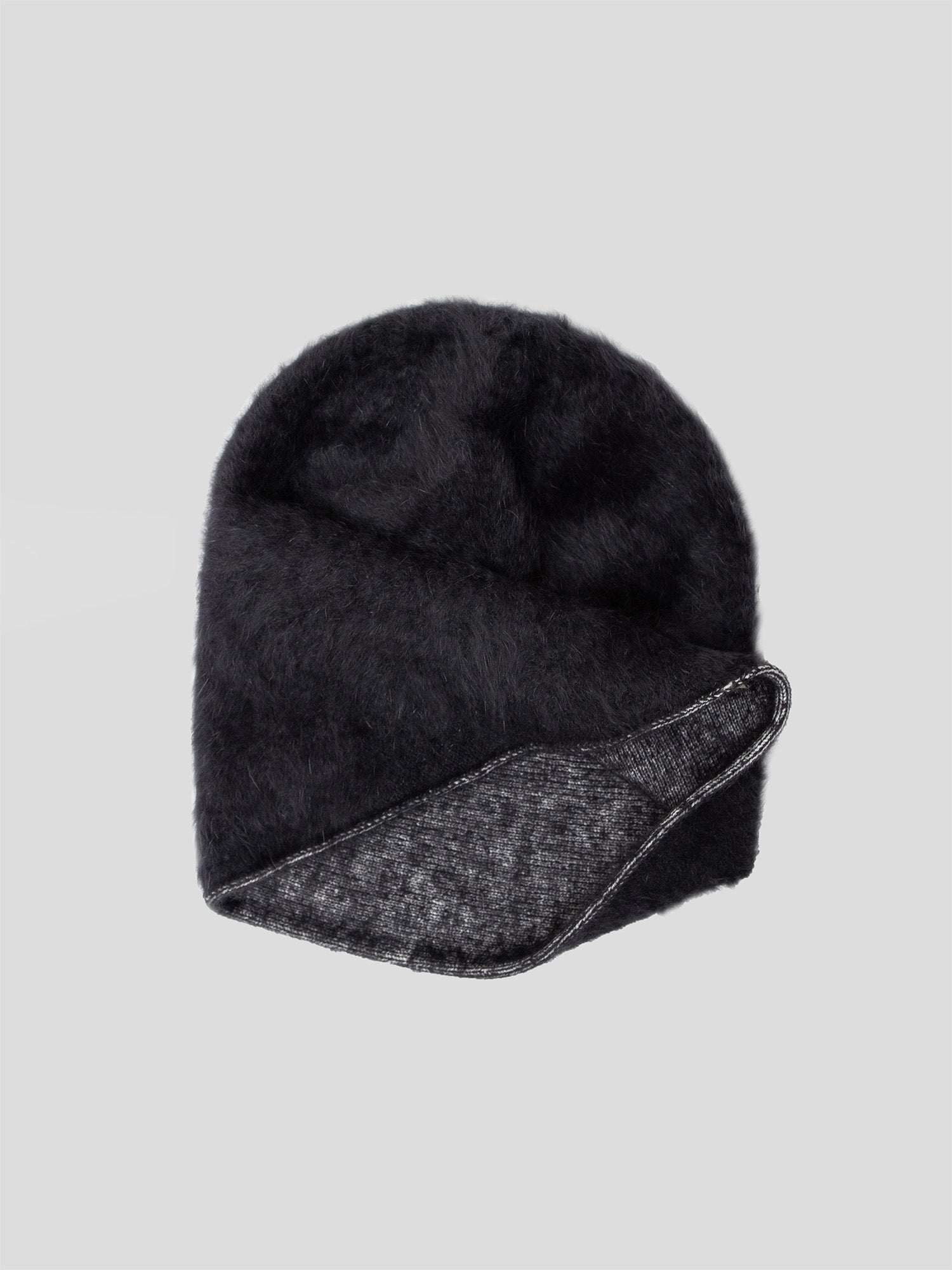 Cuffia Angora Beanie