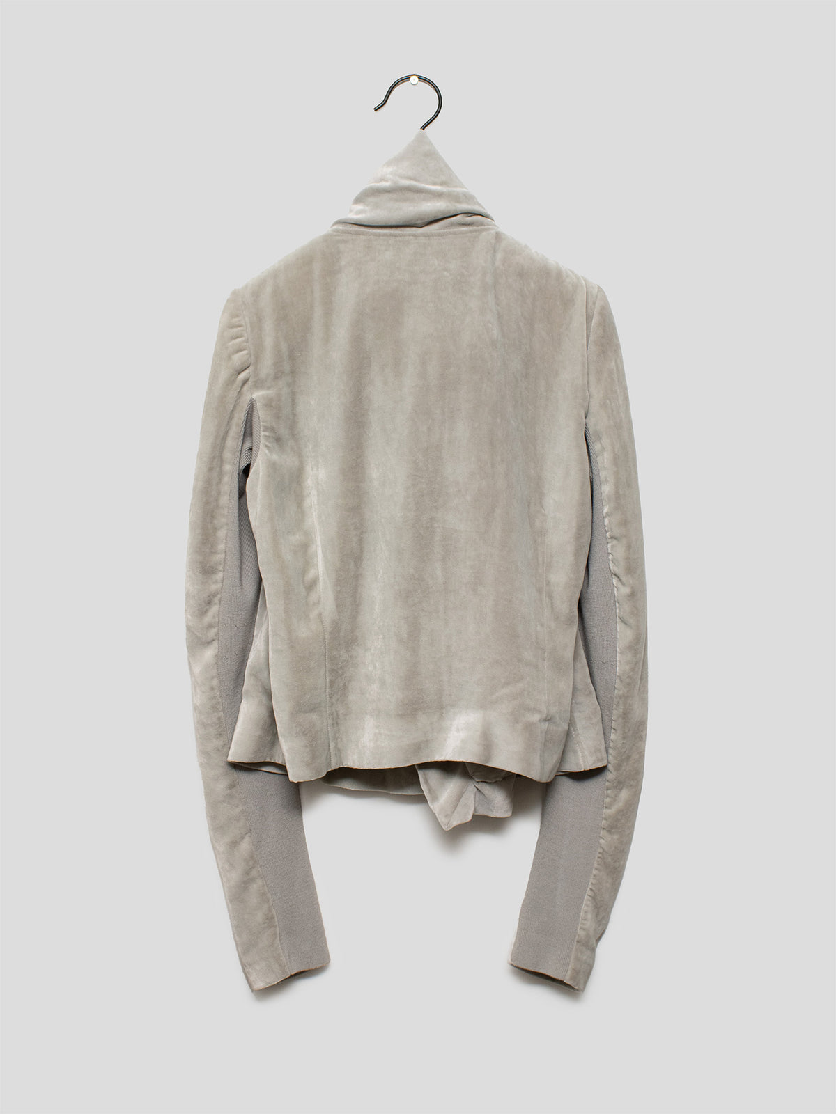 AW23 "Luxor" Velvet Biker Jacket
