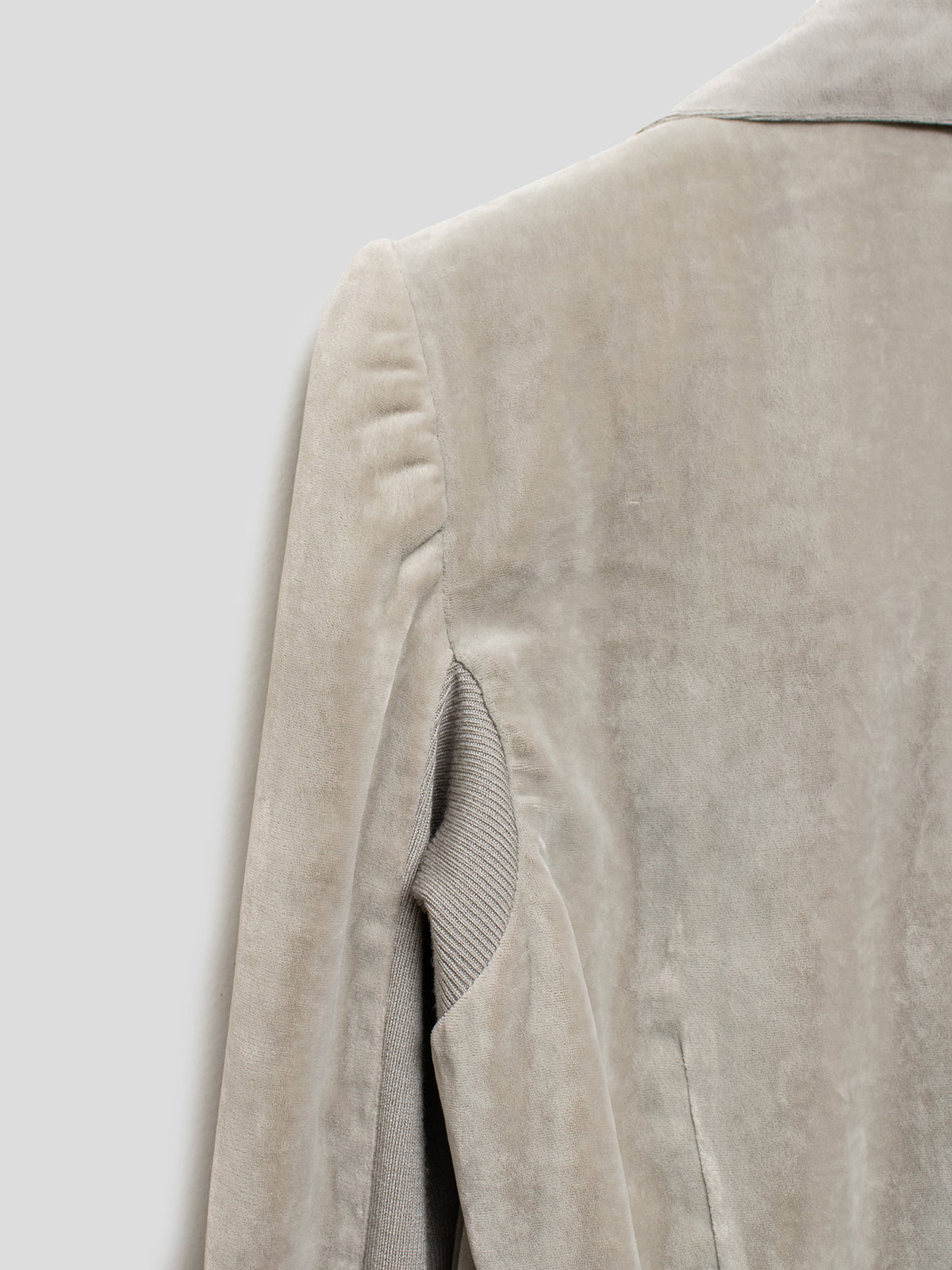 AW23 "Luxor" Velvet Biker Jacket