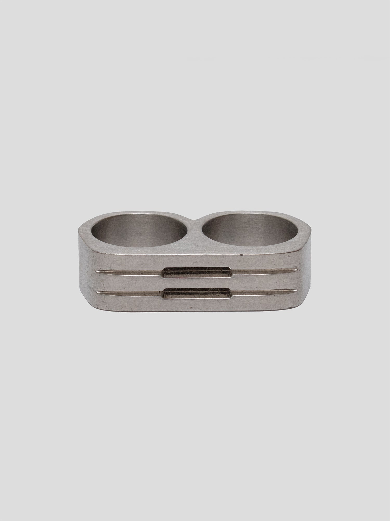 Double Grill Brass Ring