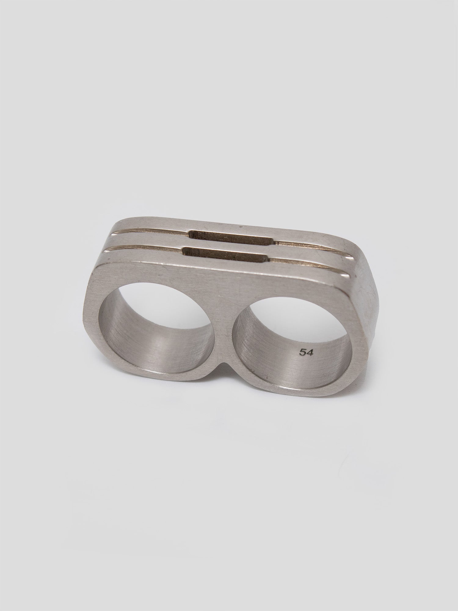 Double Grill Brass Ring