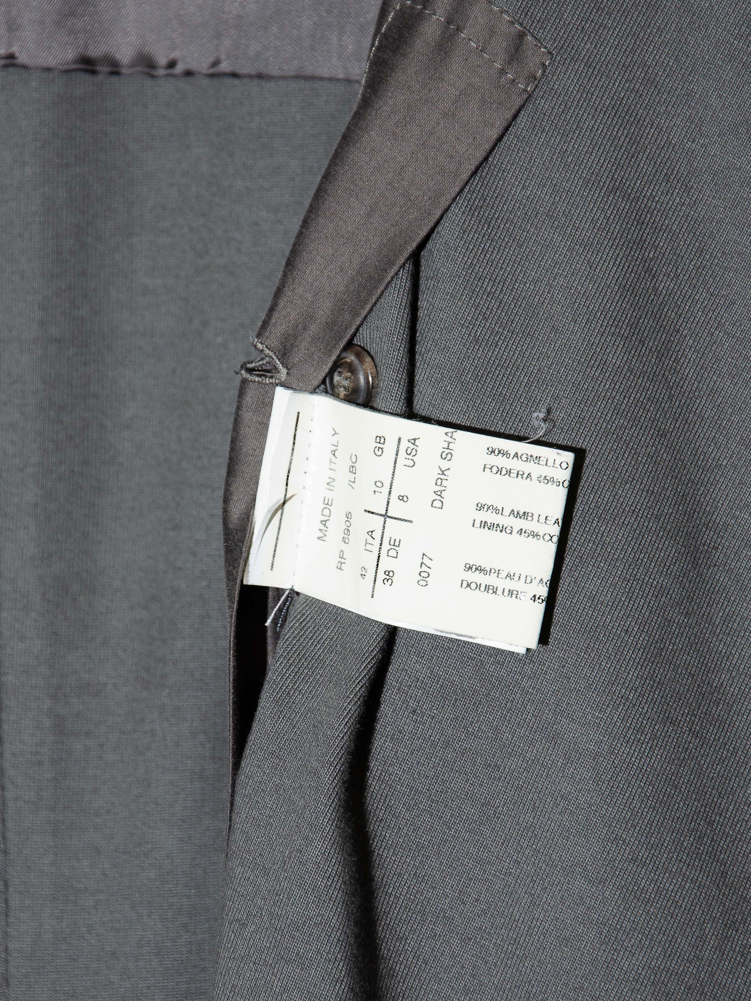 AW10 "Gleam" Corded Lambskin Coat