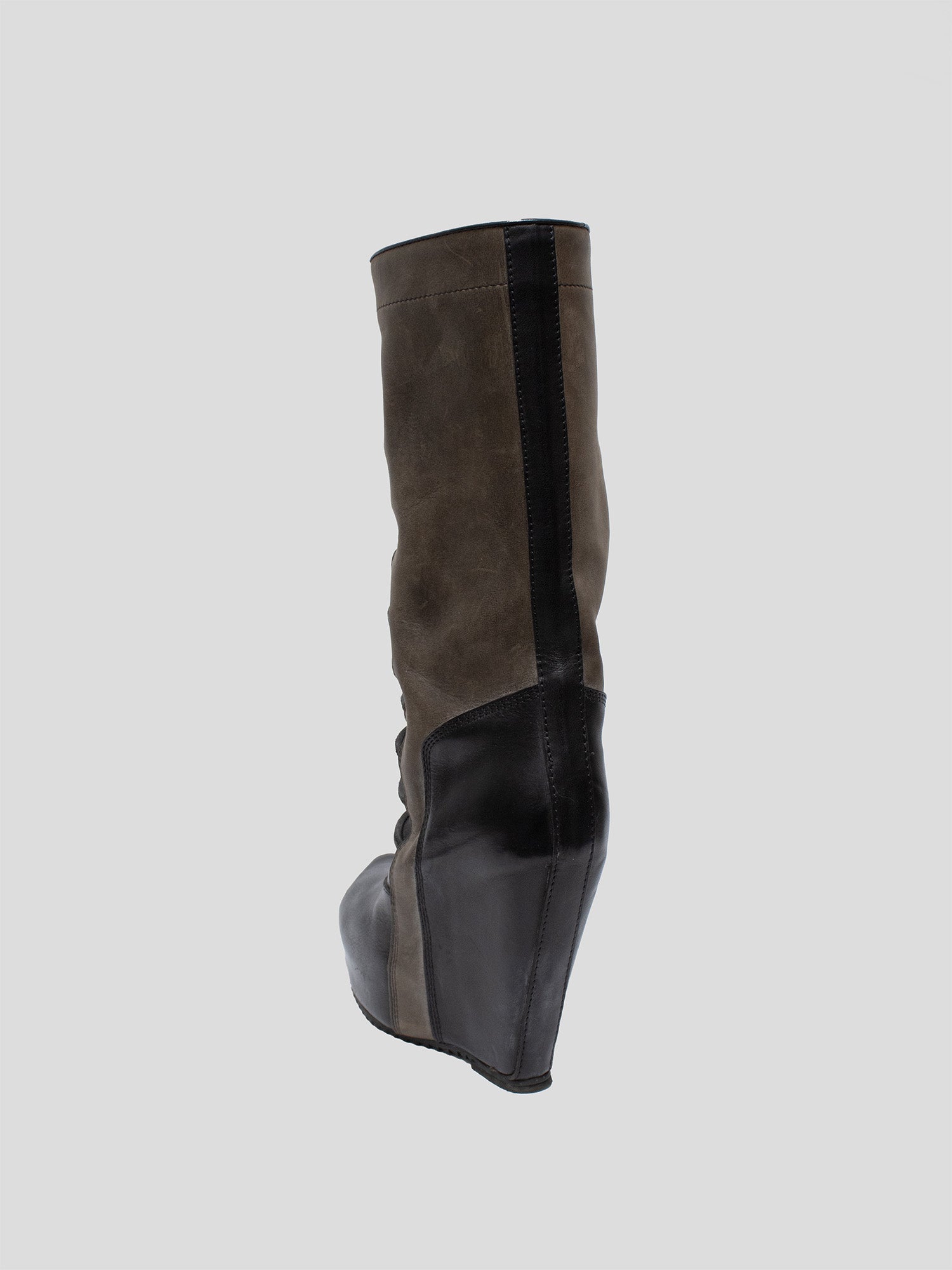 AW11 "Limo" Laddered Wedge Boots