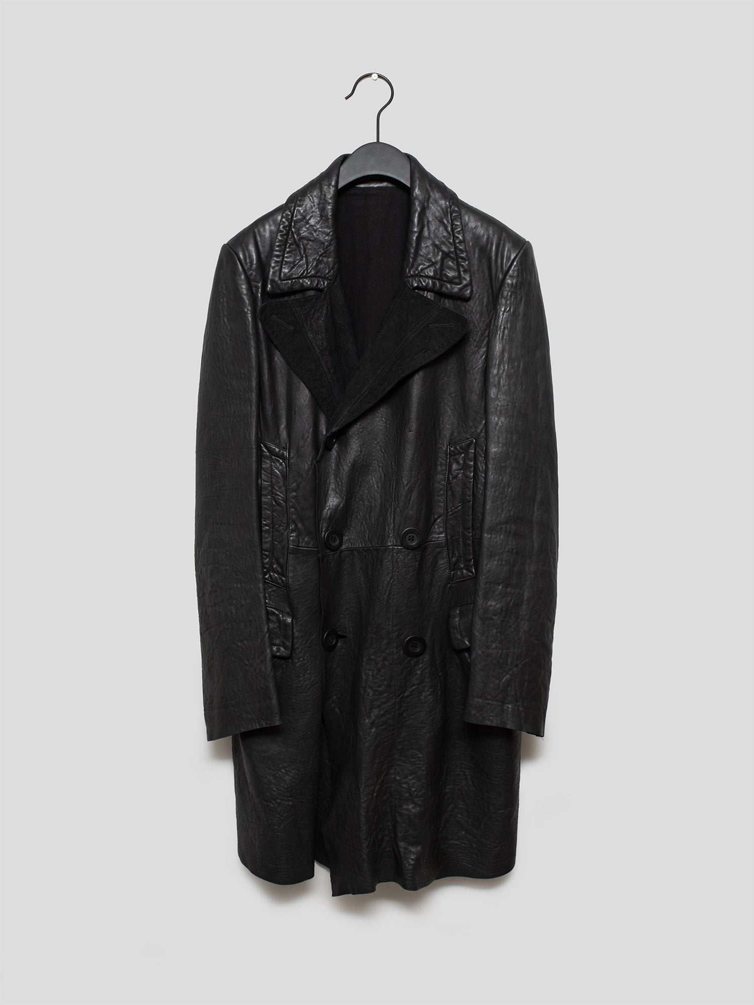 AW05 "Moog" Nappa Leather Trench Coat