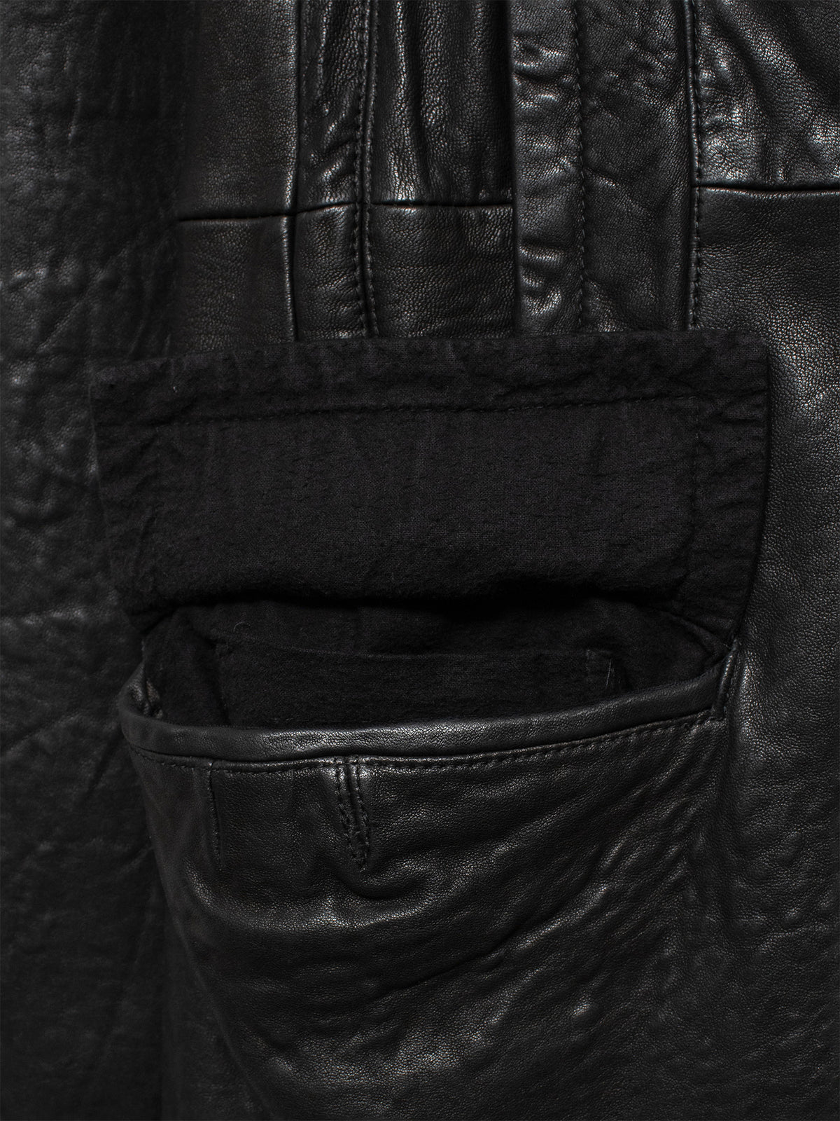AW05 "Moog" Nappa Leather Trench Coat