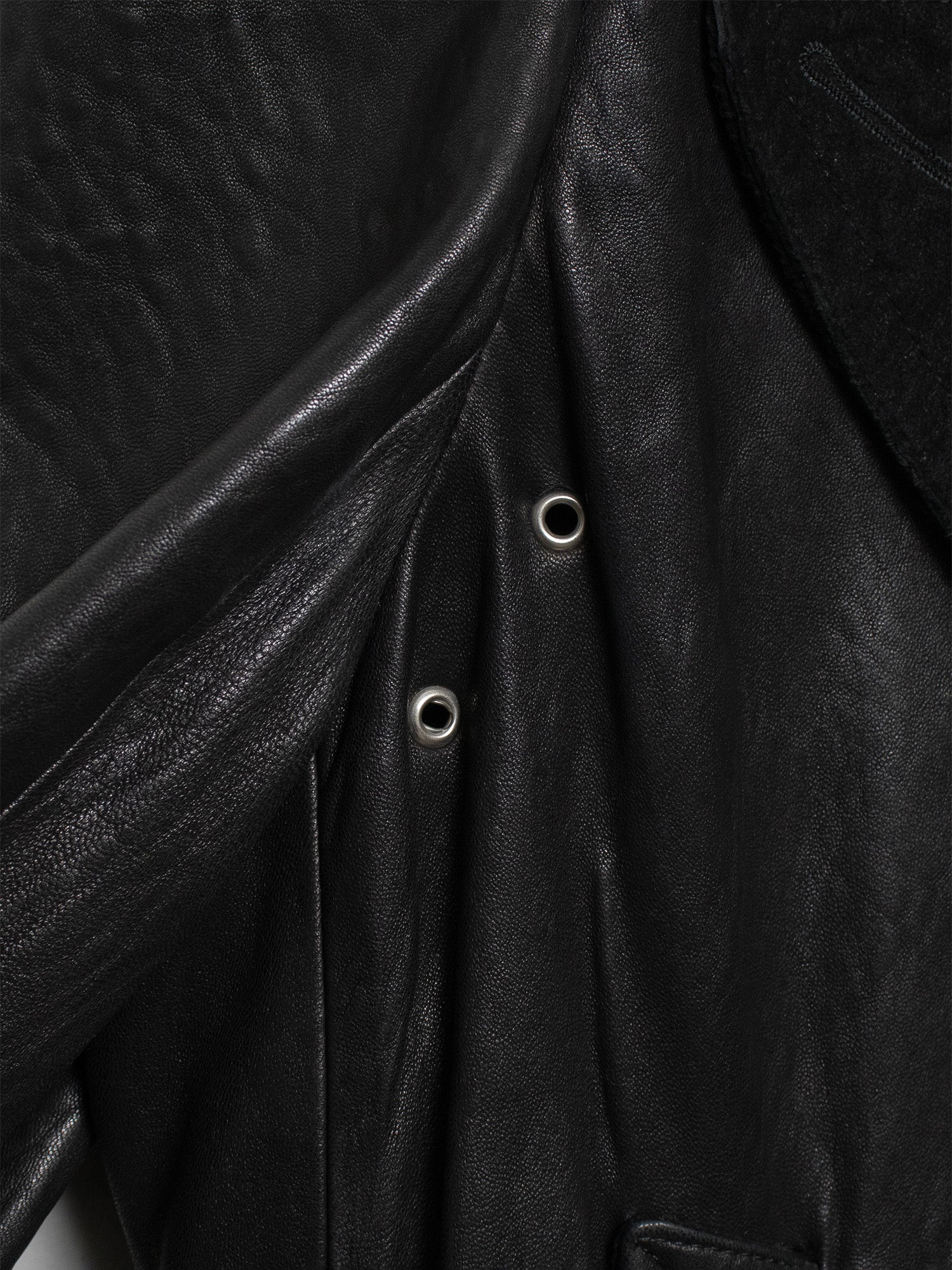 AW05 "Moog" Nappa Leather Trench Coat