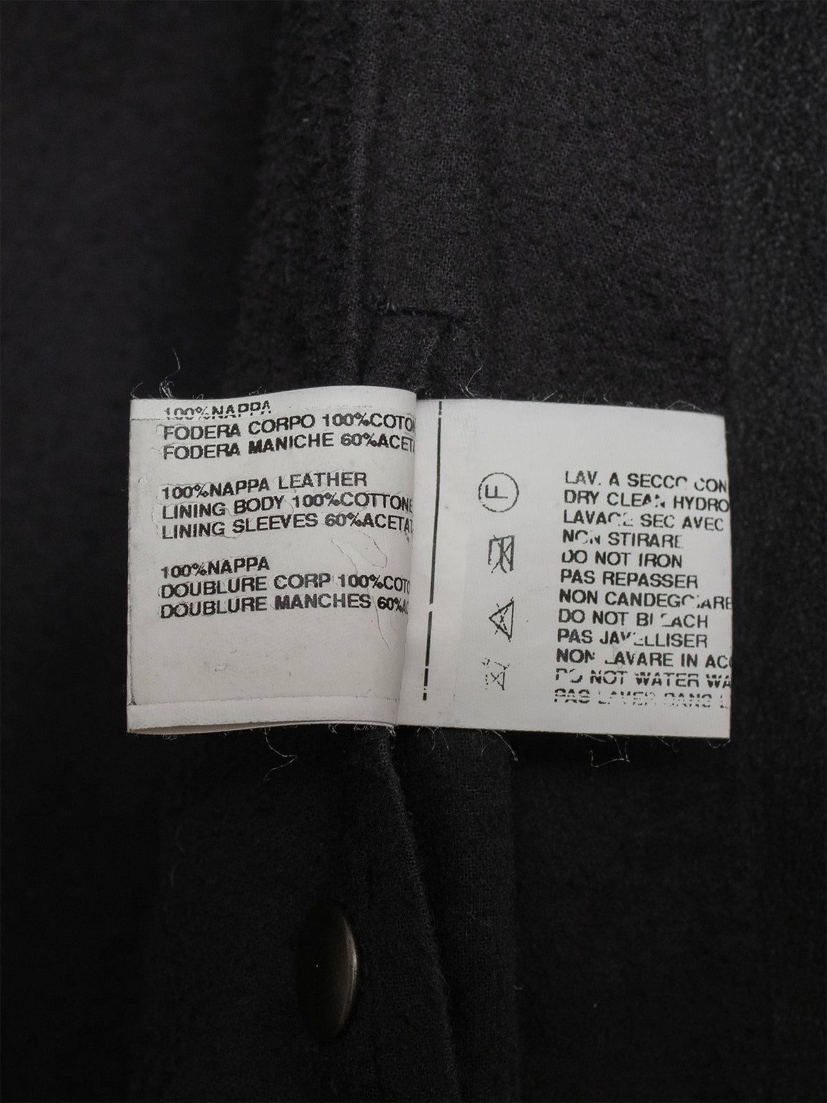 AW05 "Moog" Nappa Leather Trench Coat