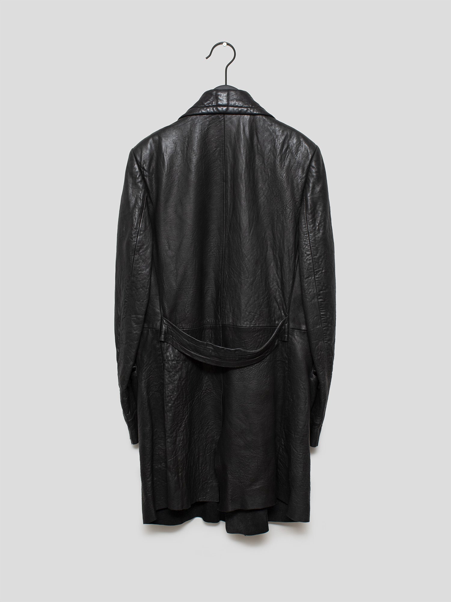 AW05 "Moog" Nappa Leather Trench Coat