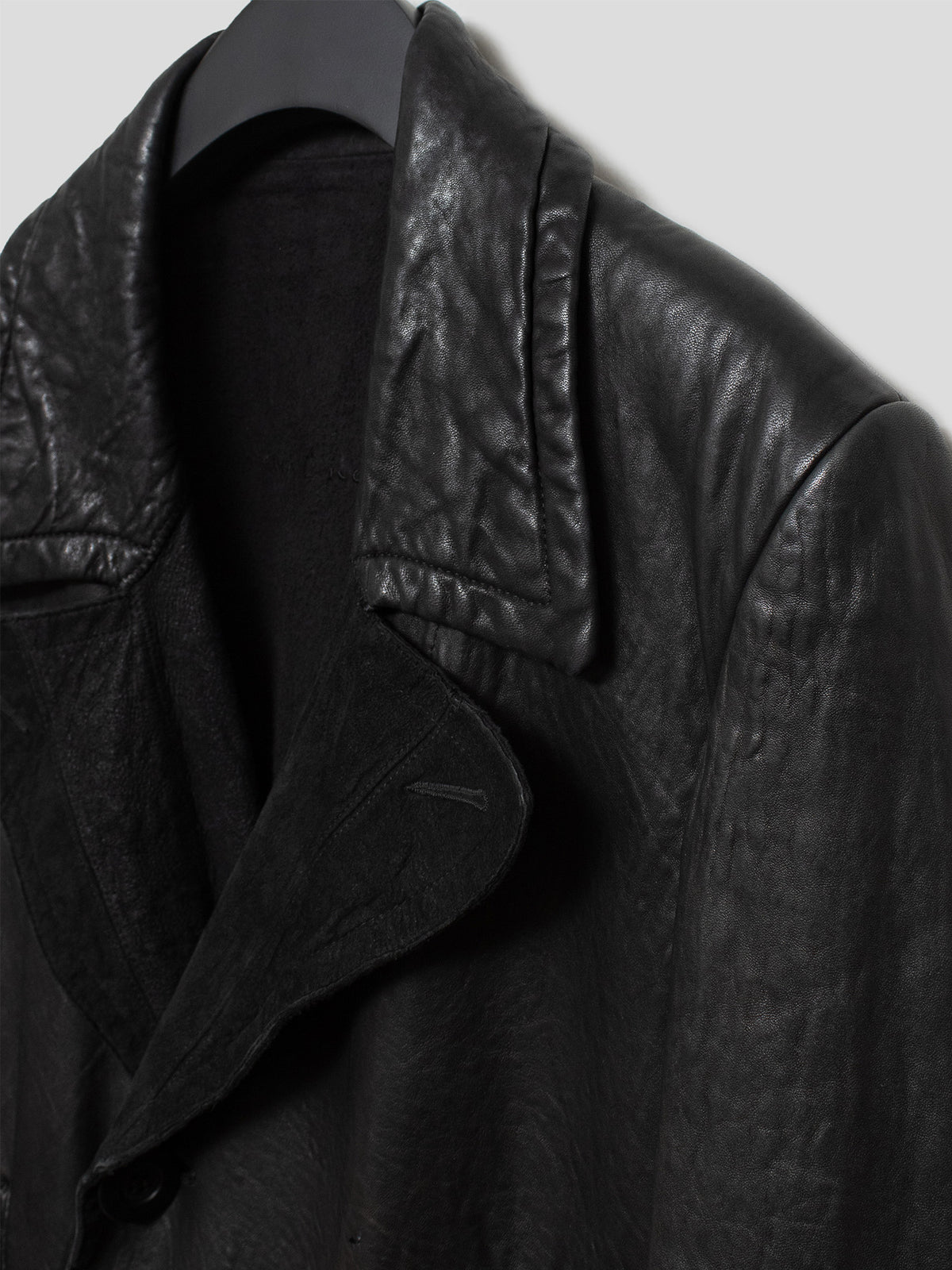 AW05 "Moog" Nappa Leather Trench Coat