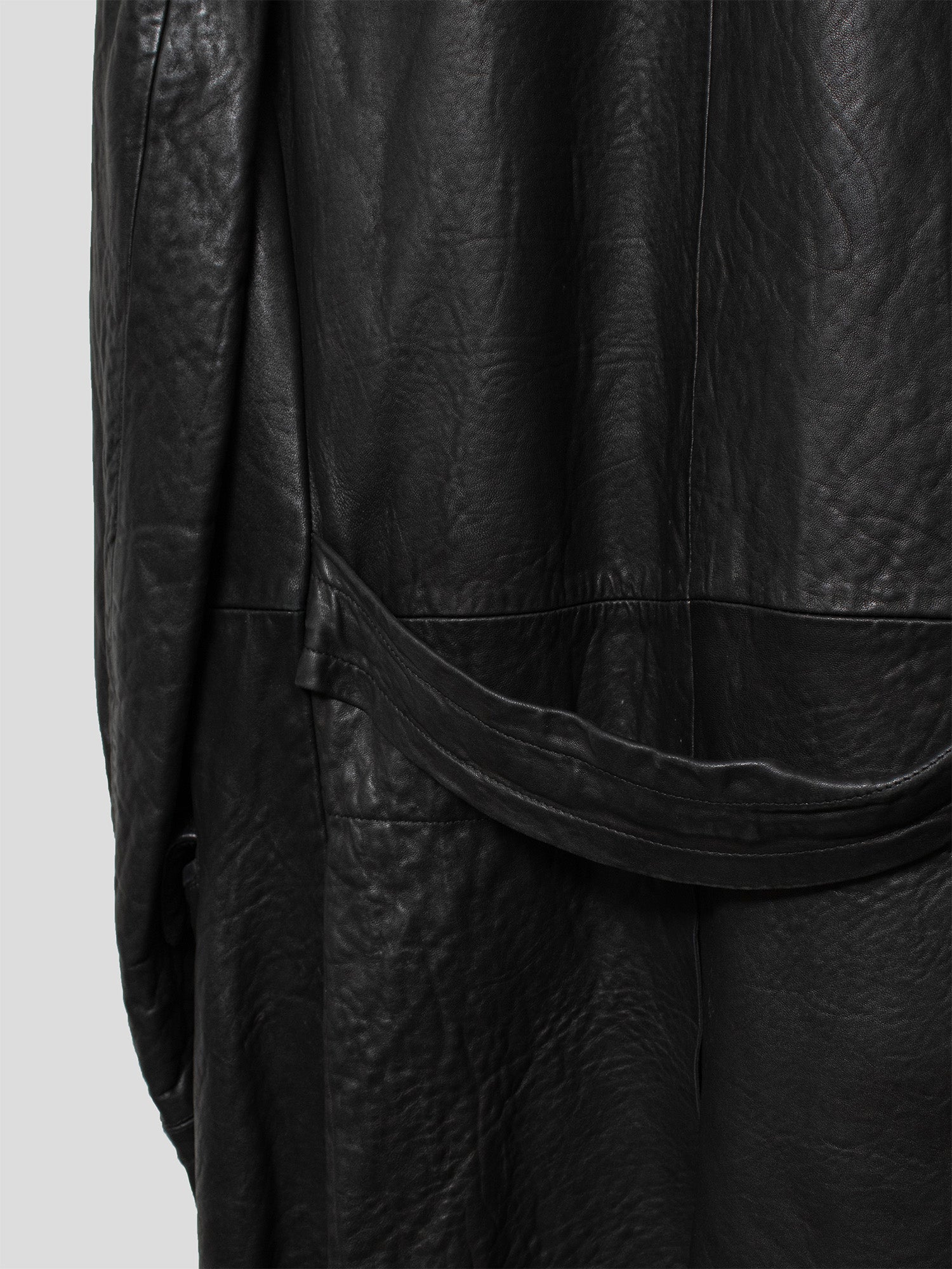 AW05 "Moog" Nappa Leather Trench Coat