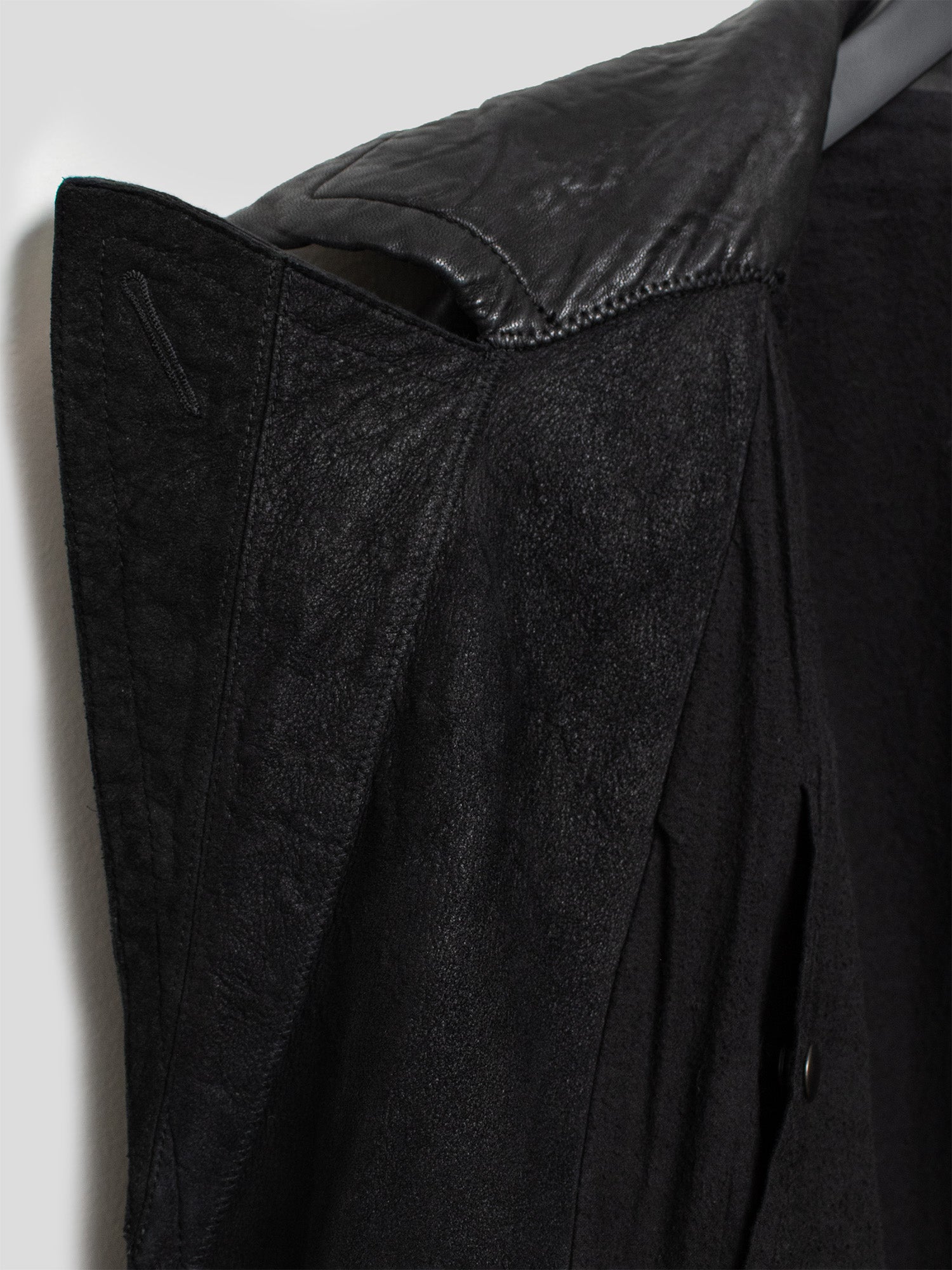 AW05 "Moog" Nappa Leather Trench Coat