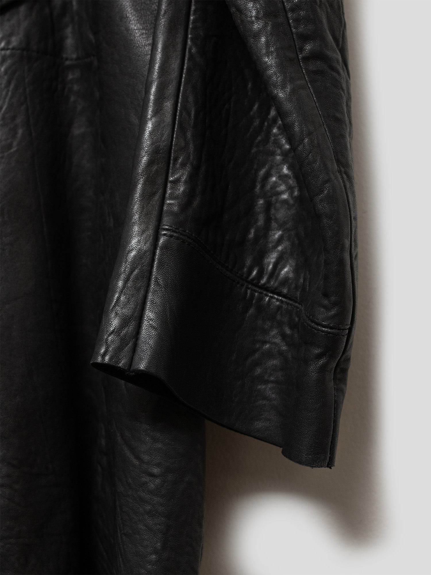 AW05 "Moog" Nappa Leather Trench Coat