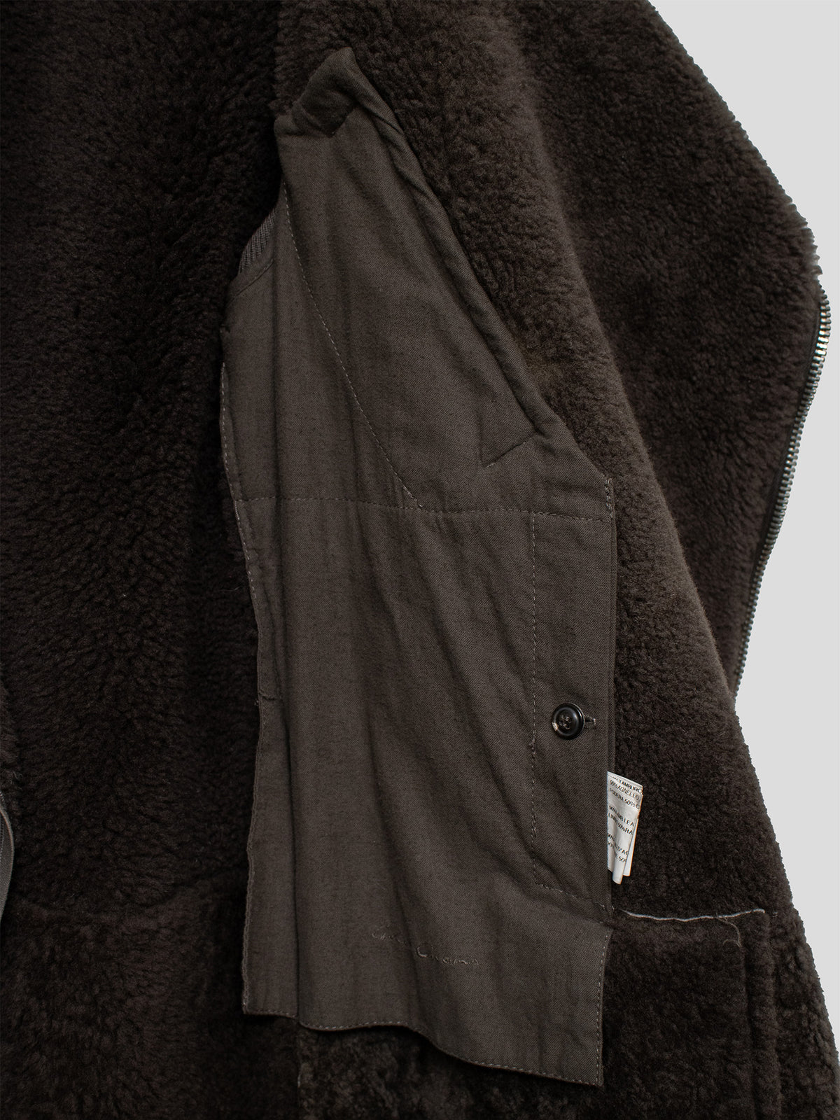 AW10 "Gleam" Lambskin Shearling Biker Coat