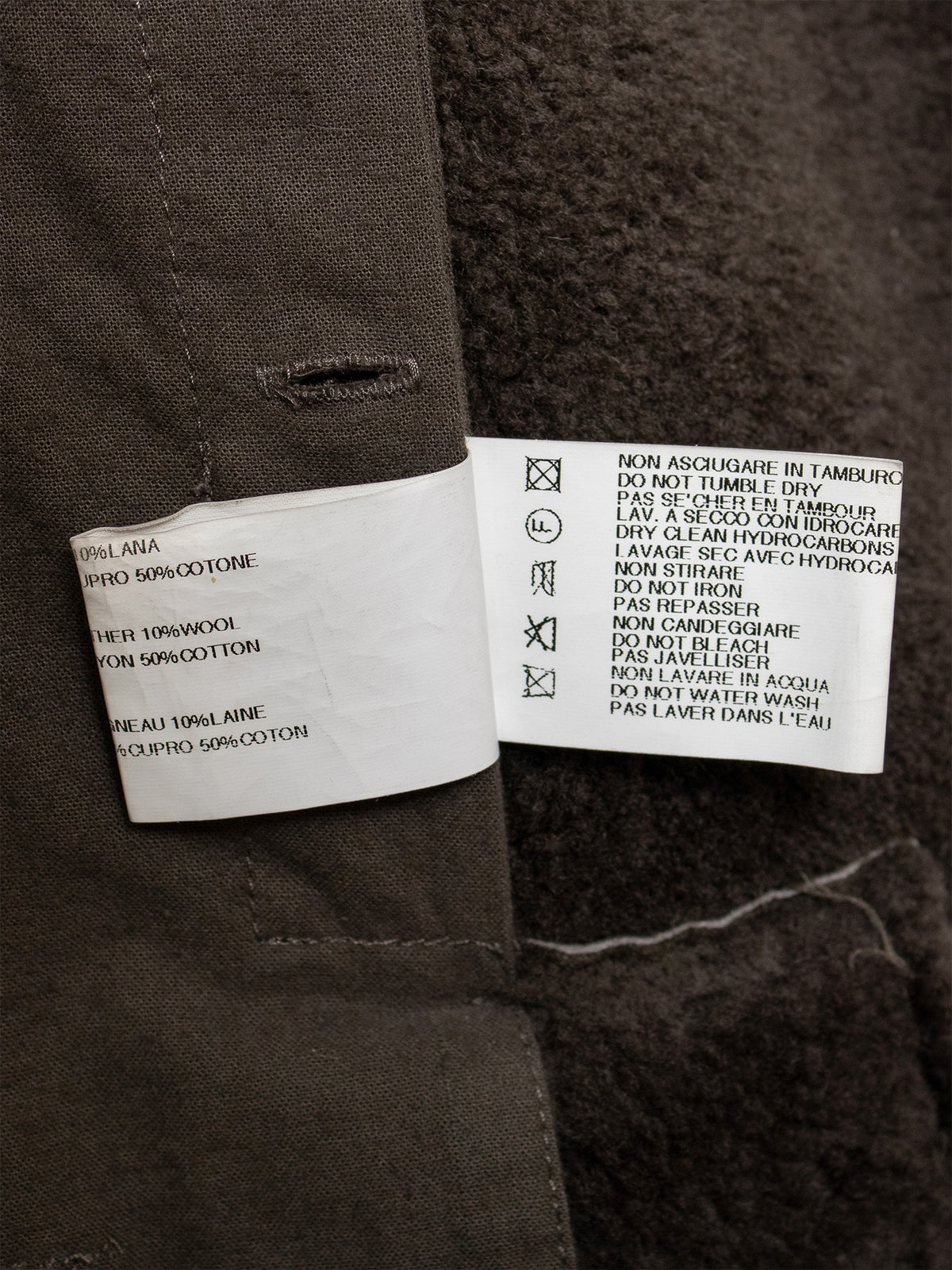 AW10 "Gleam" Lambskin Shearling Biker Coat