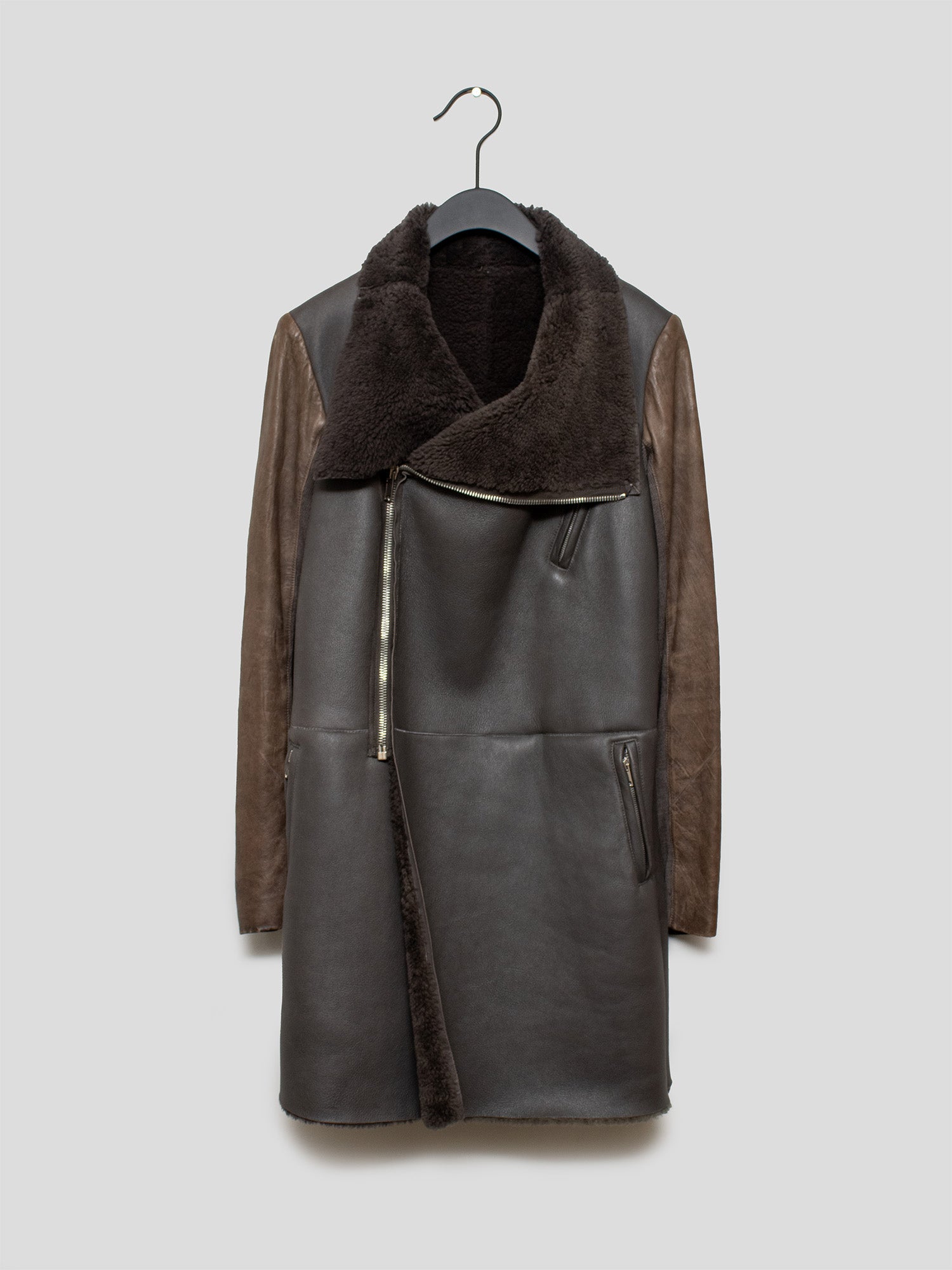 AW10 "Gleam" Lambskin Shearling Biker Coat
