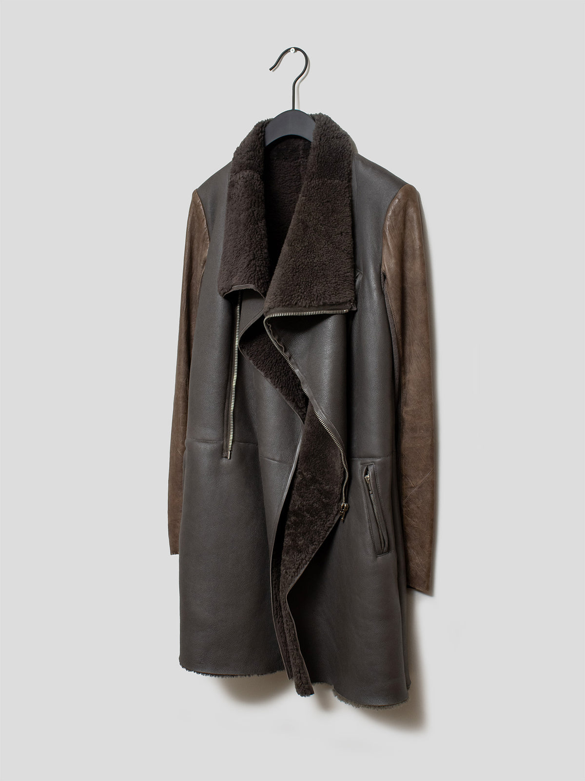 AW10 "Gleam" Lambskin Shearling Biker Coat