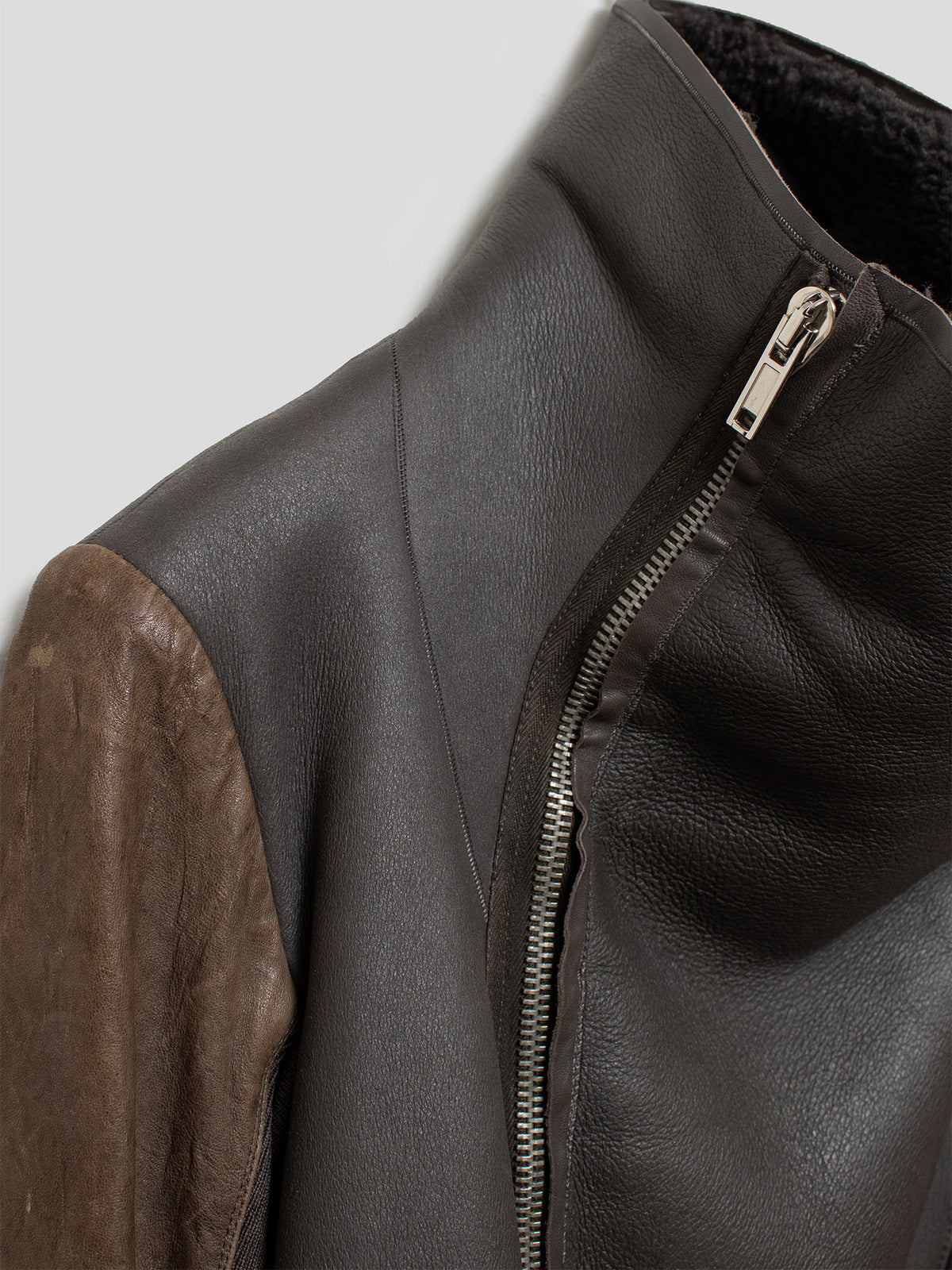 AW10 "Gleam" Lambskin Shearling Biker Coat