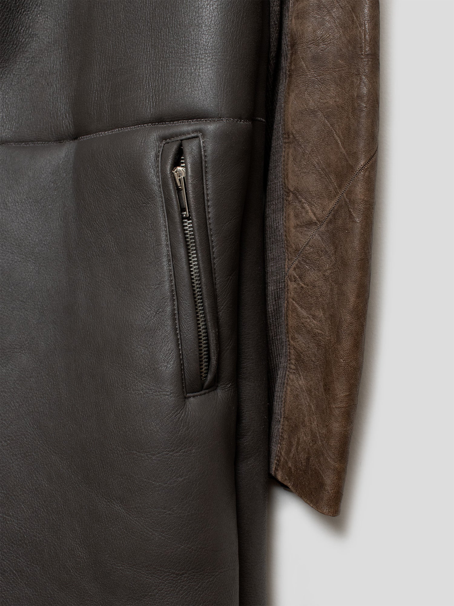 AW10 "Gleam" Lambskin Shearling Biker Coat