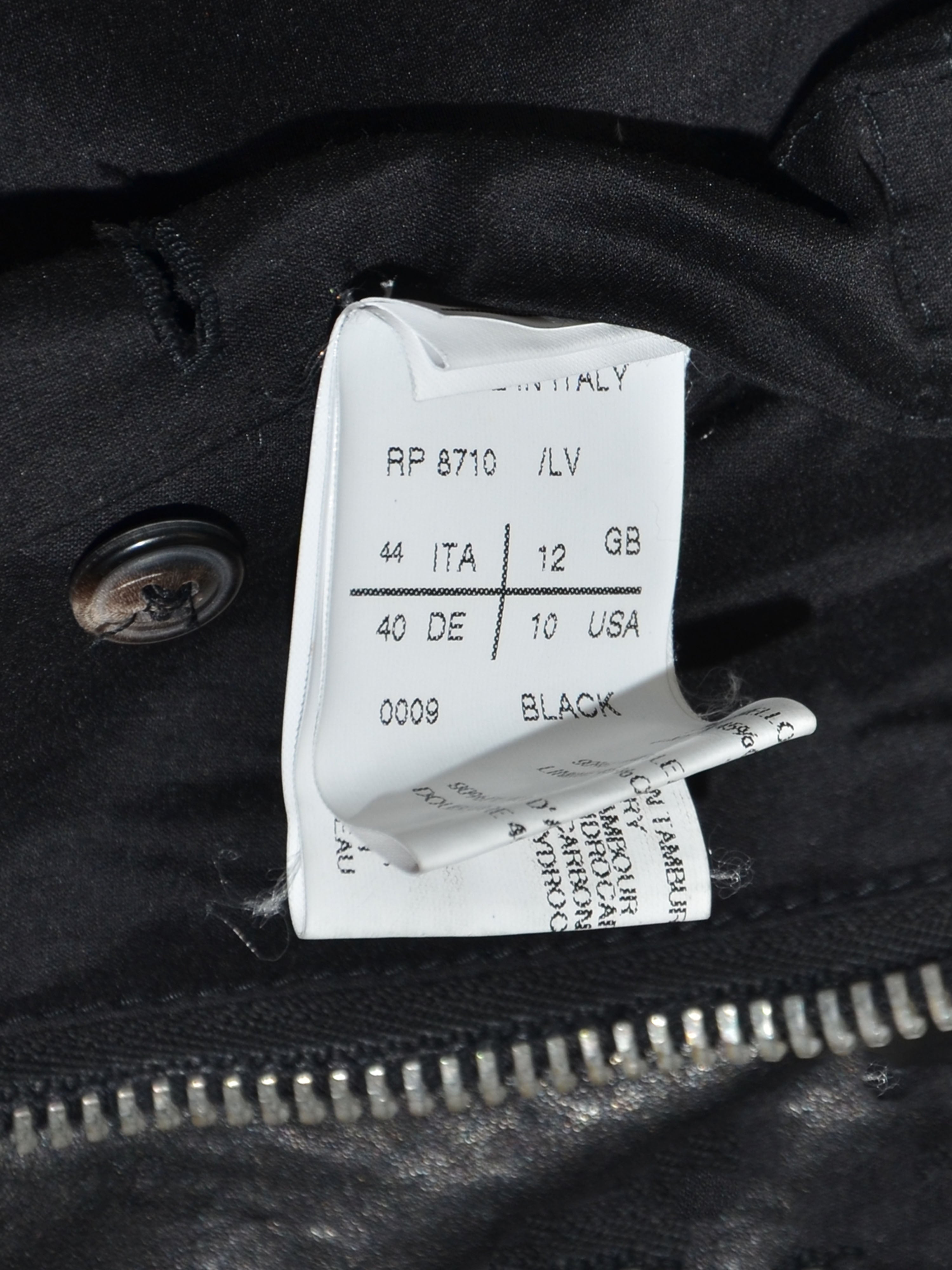 SS11 "Anthem" Naska Lambskin Rider Jacket