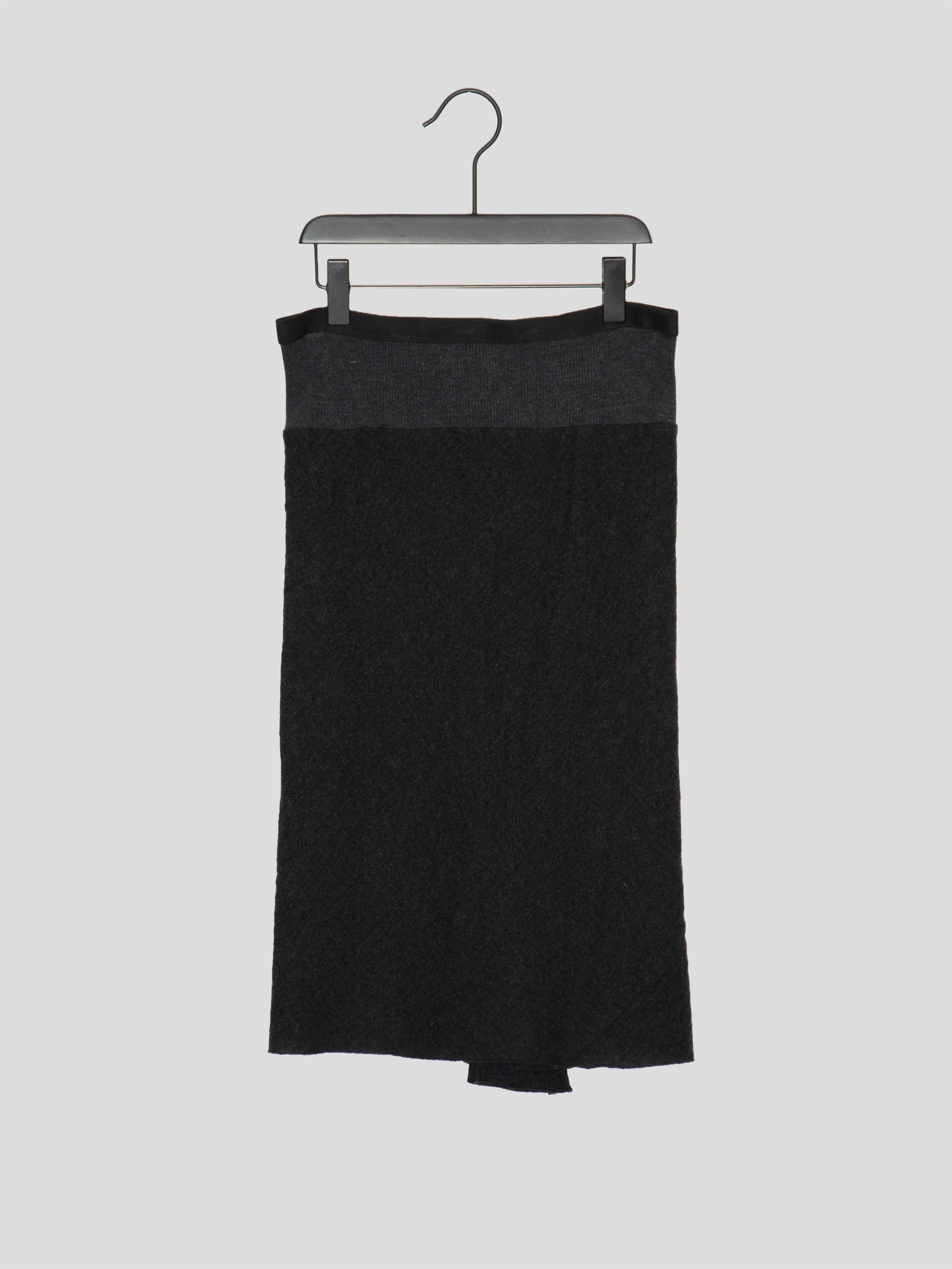 FW12 "Mountain" Fishtail Draped Skirt