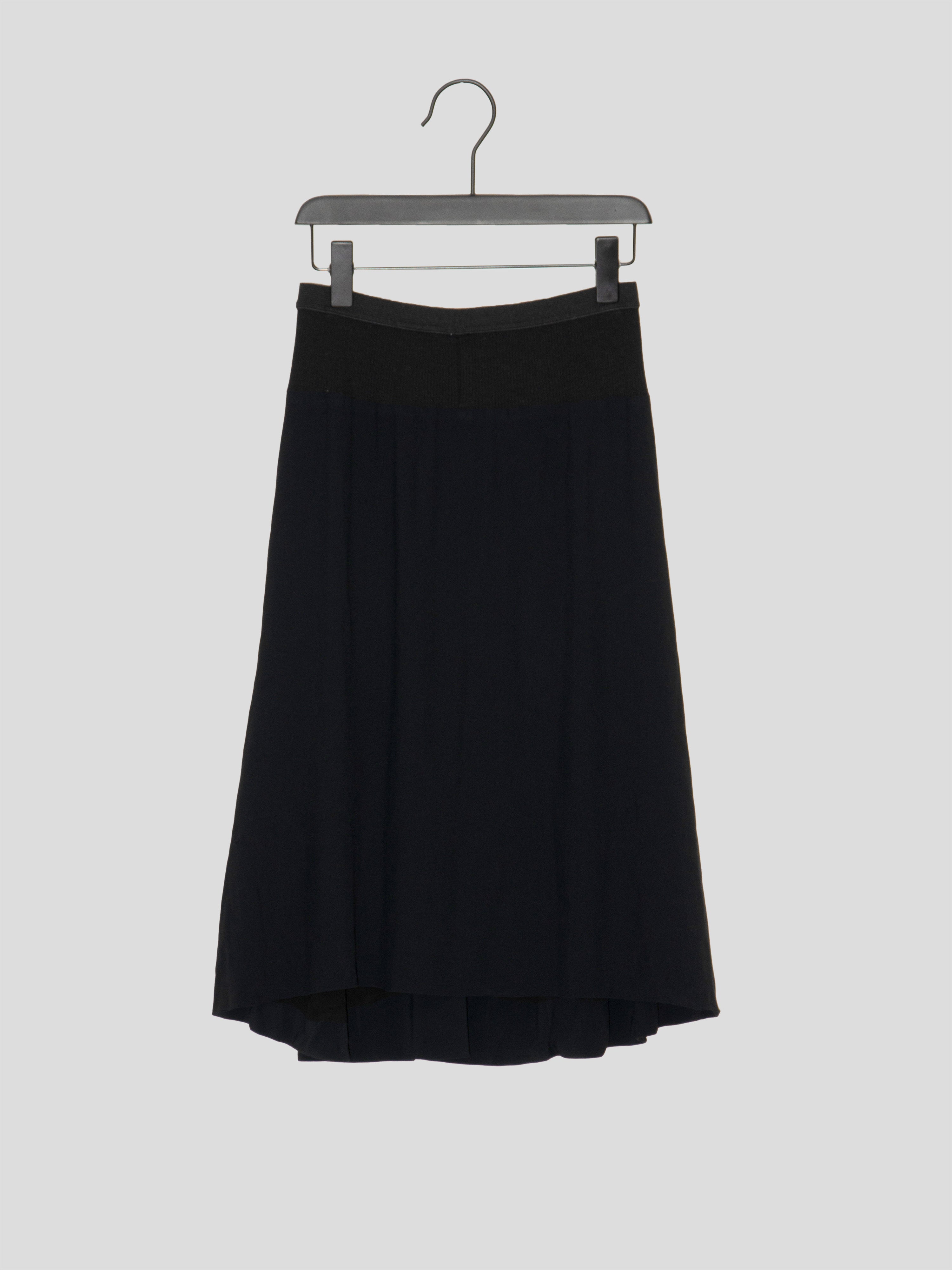 SS04 "Citroen" Draped Flare Skirt