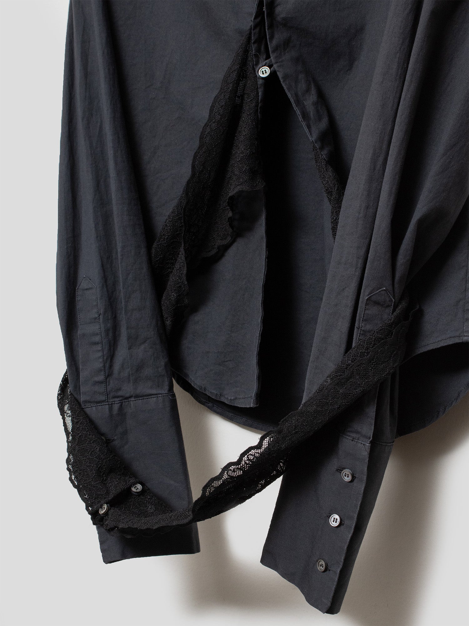 1990s Blouse with Lace Detail