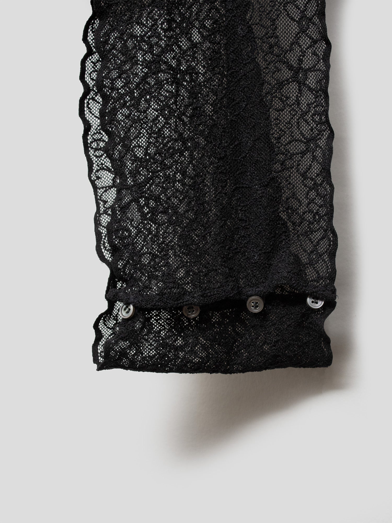1990s Blouse with Lace Detail