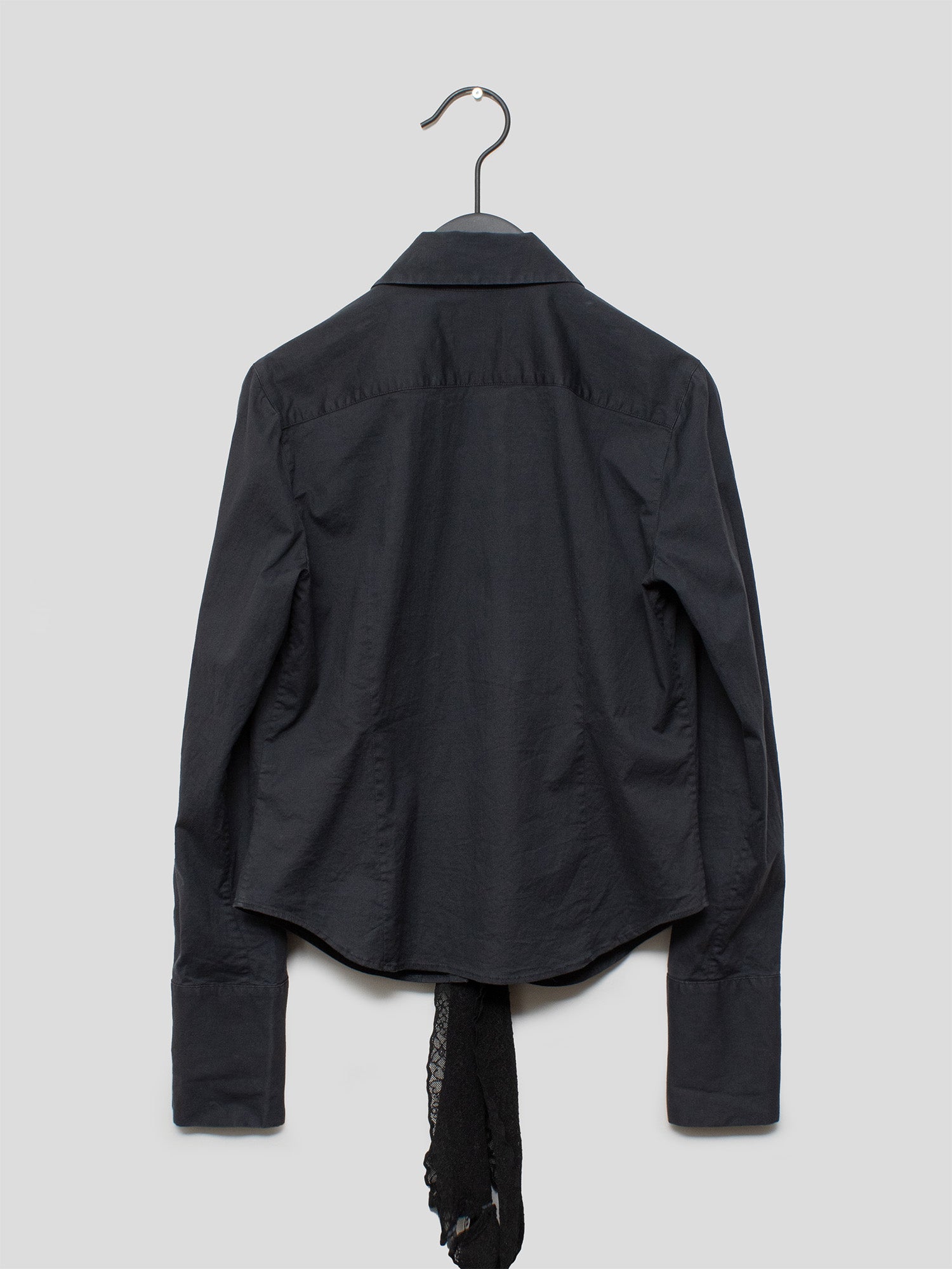1990s Blouse with Lace Detail