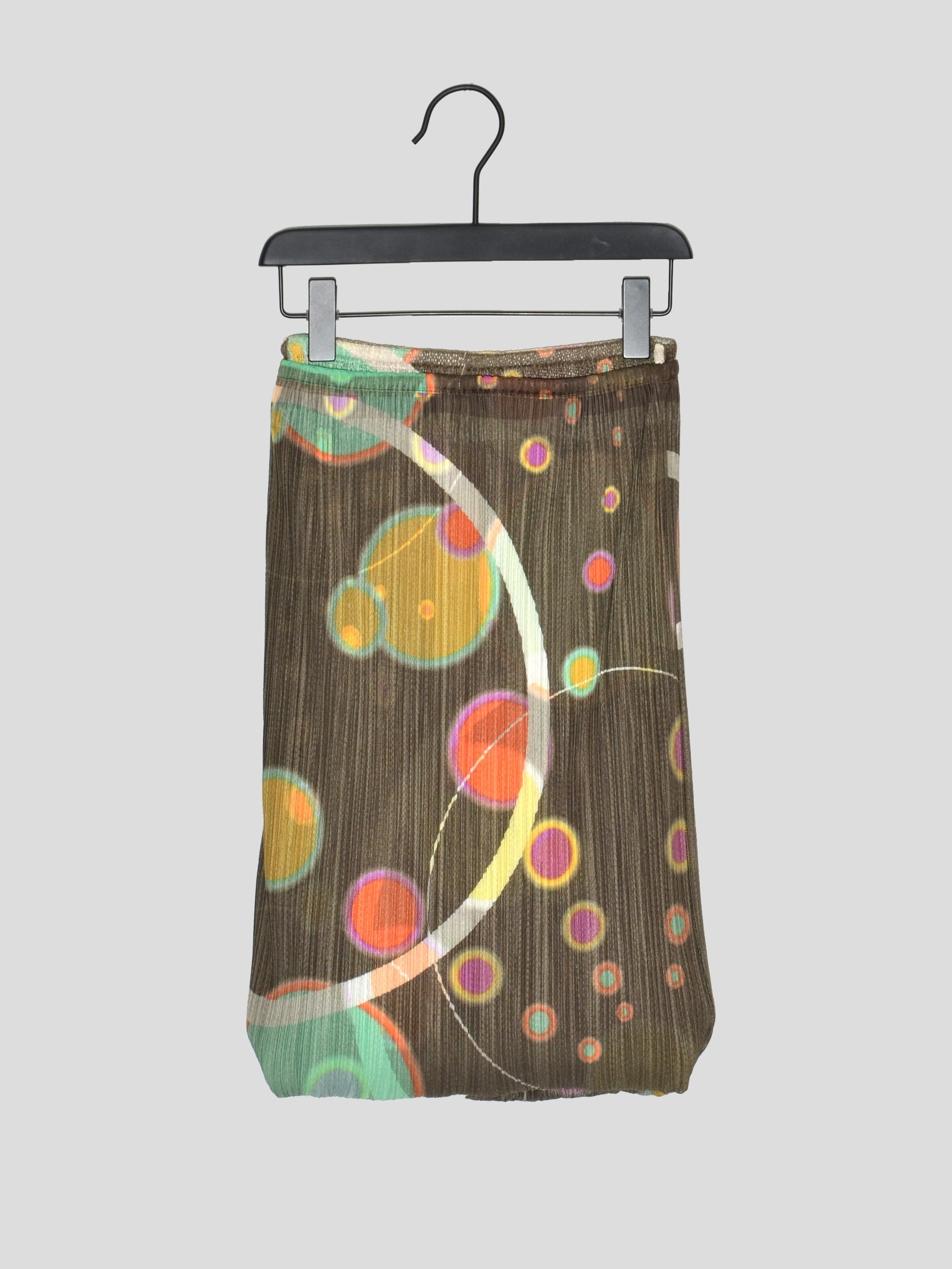 SS01 Mesh Layered Printed Skirt